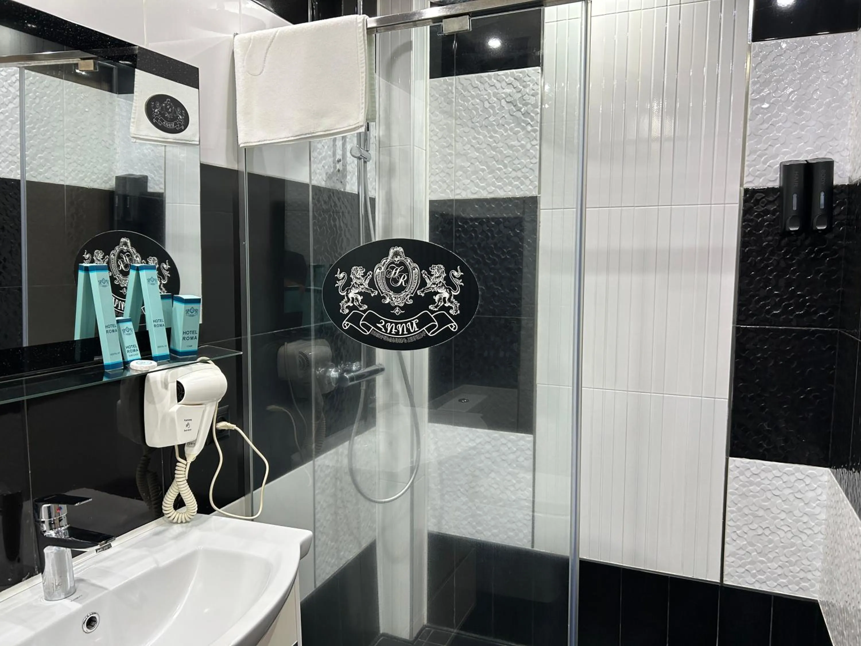 Shower in Hotel Roma & Tours