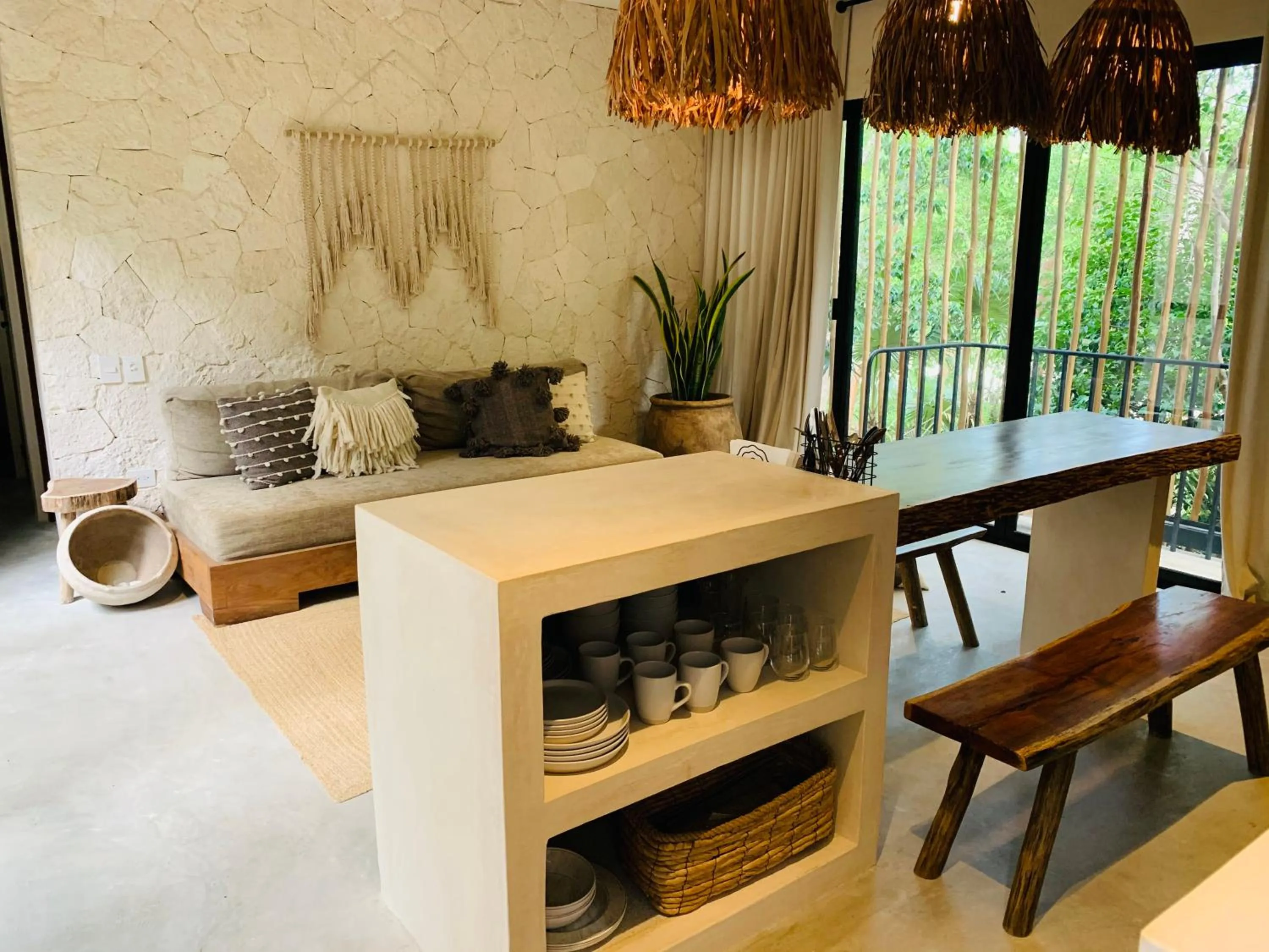 Balcony/Terrace in Vida Jungle Boho Apart 9 with special fee to access Hotel Bardo