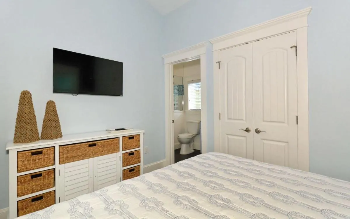 Bed in Seahorse Beach House by Beach Retreats