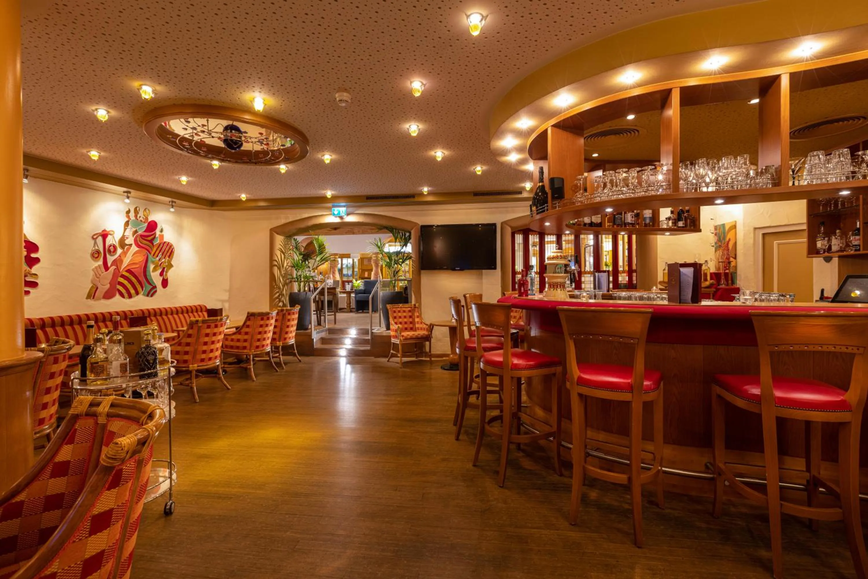 Lounge or bar in IFA Alpenhof Wildental Hotel Kleinwalsertal Adults only