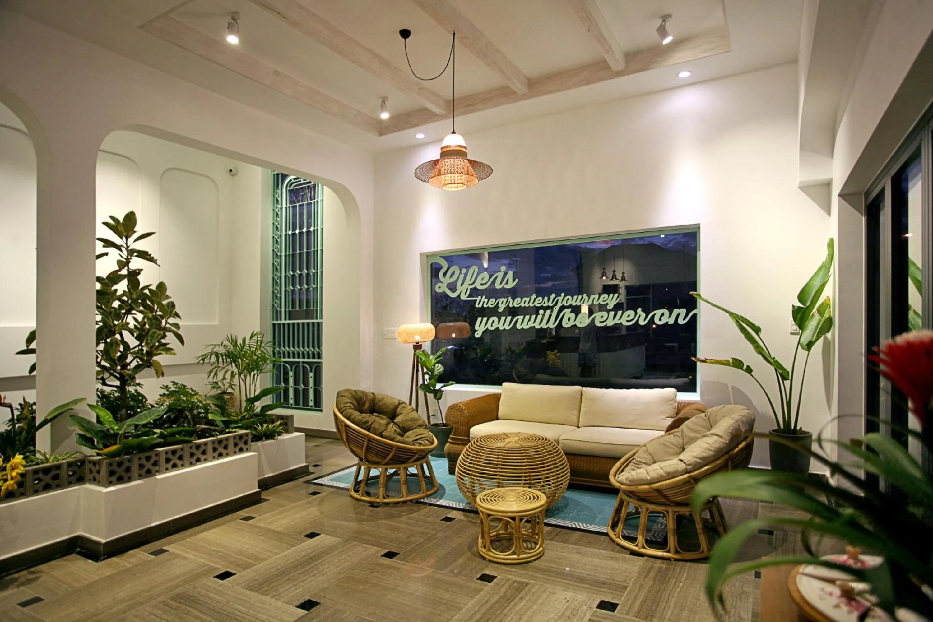 Living room in The Scent Boutique Dalat Hotel