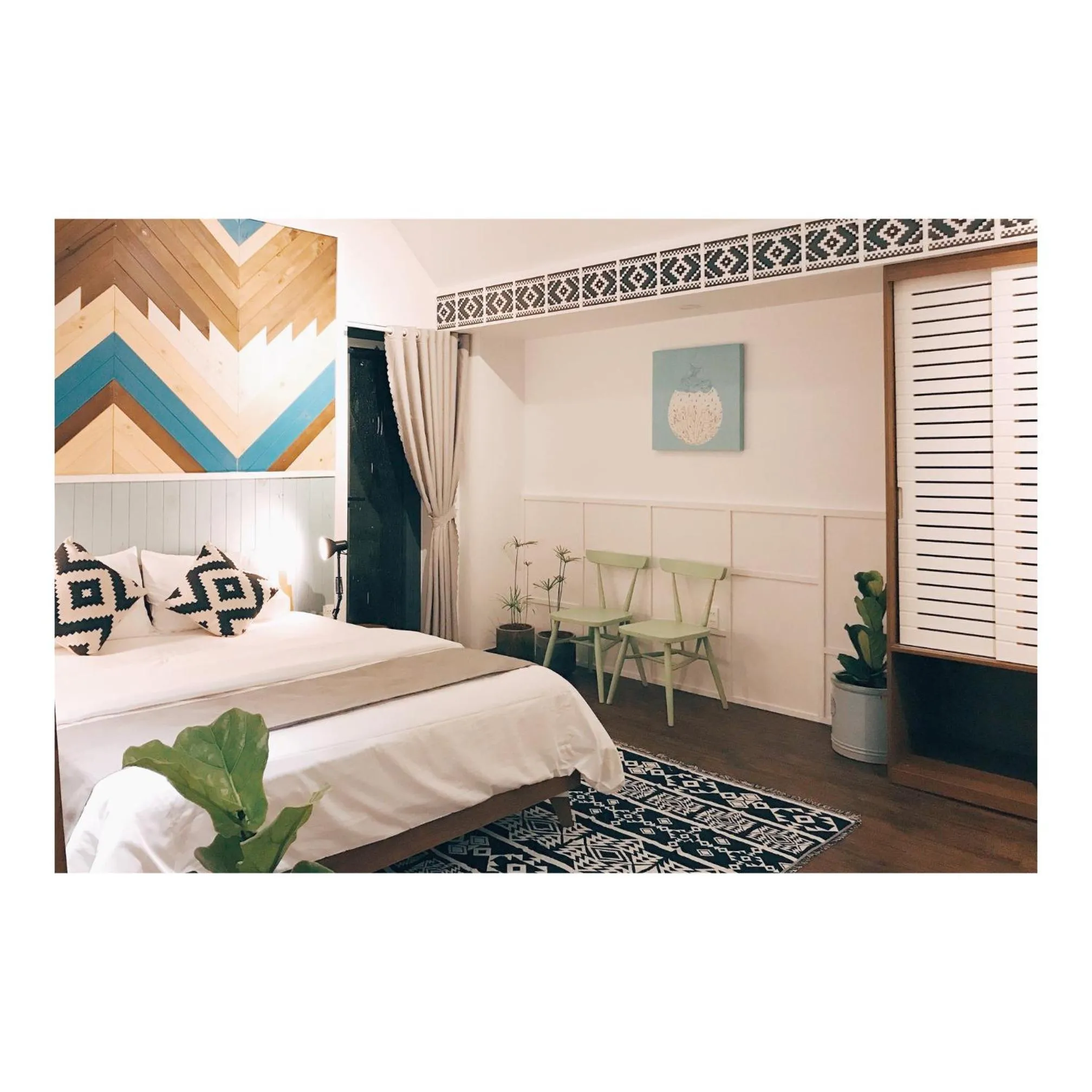 Bed in The Scent Boutique Dalat Hotel