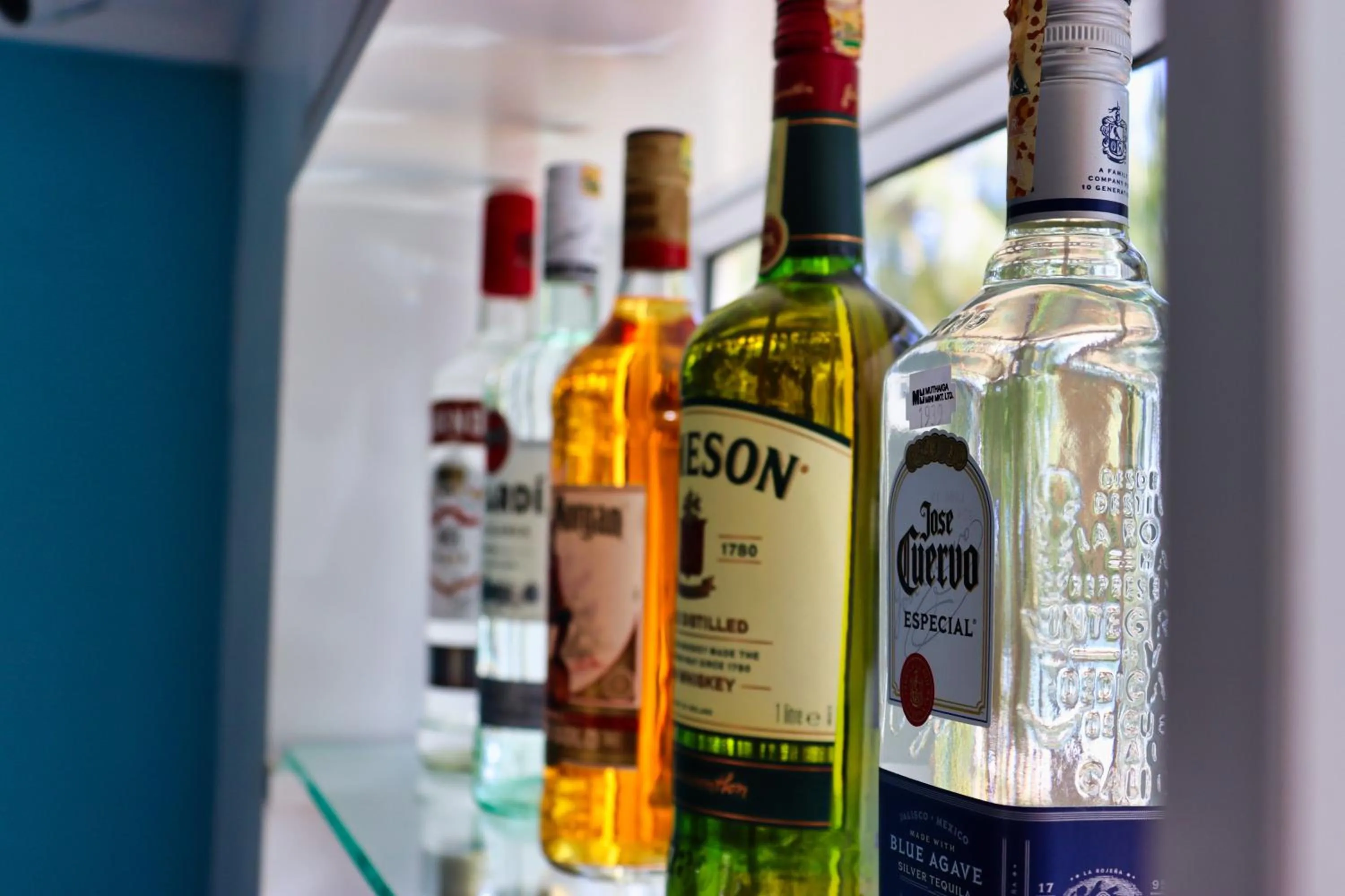 Alcoholic drinks in Searenity Beach Villa