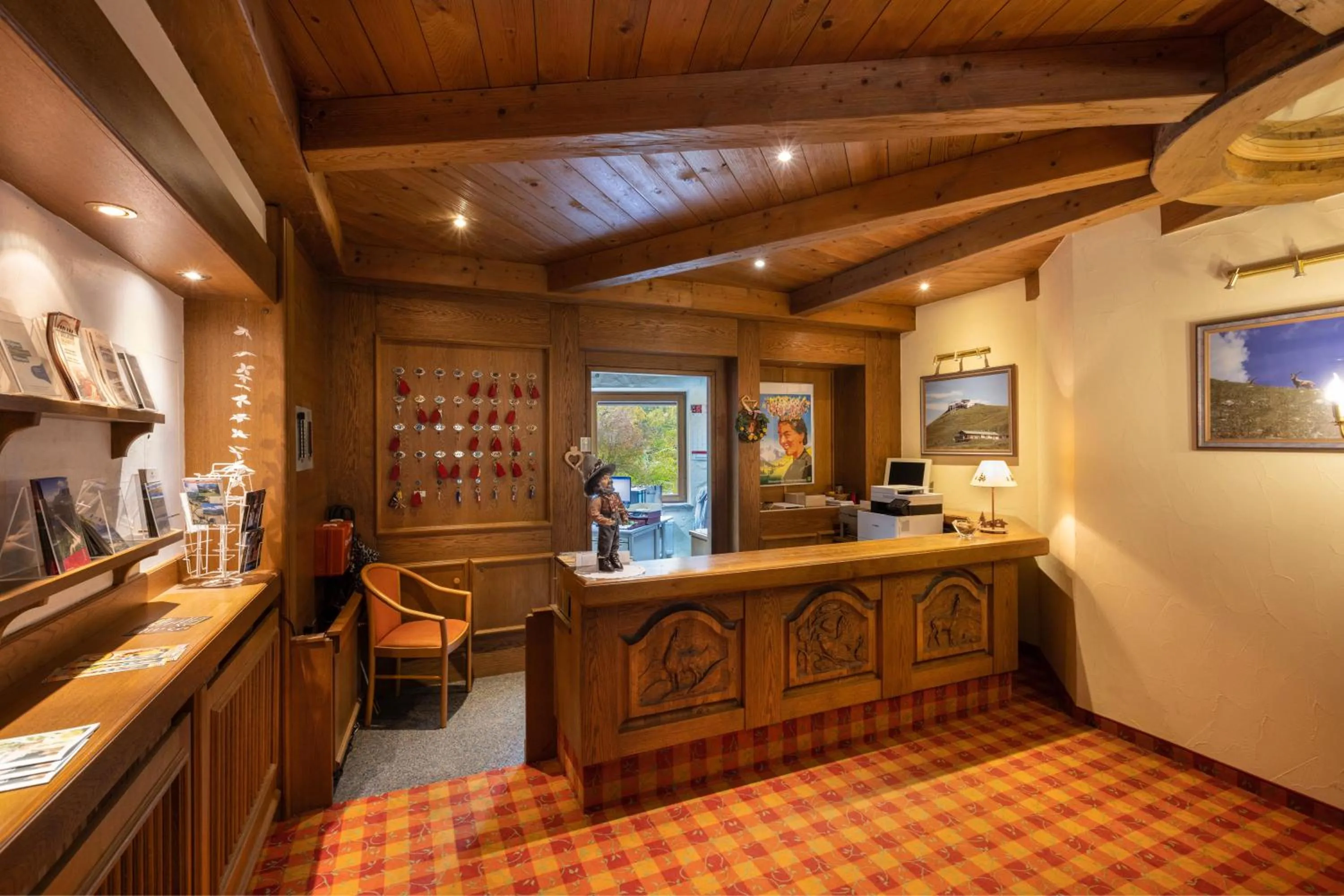 Lobby or reception in IFA Breitach Apartments Kleinwalsertal