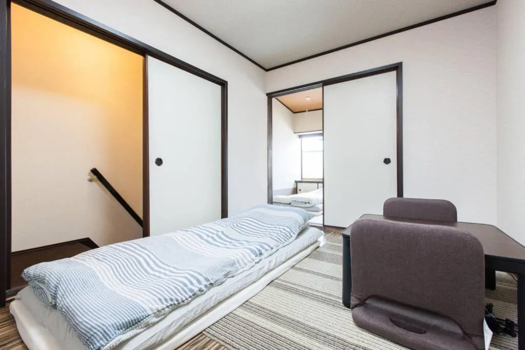 Photo of the whole room, Bed in 伏見稲荷ハウス Fushimi Inari House