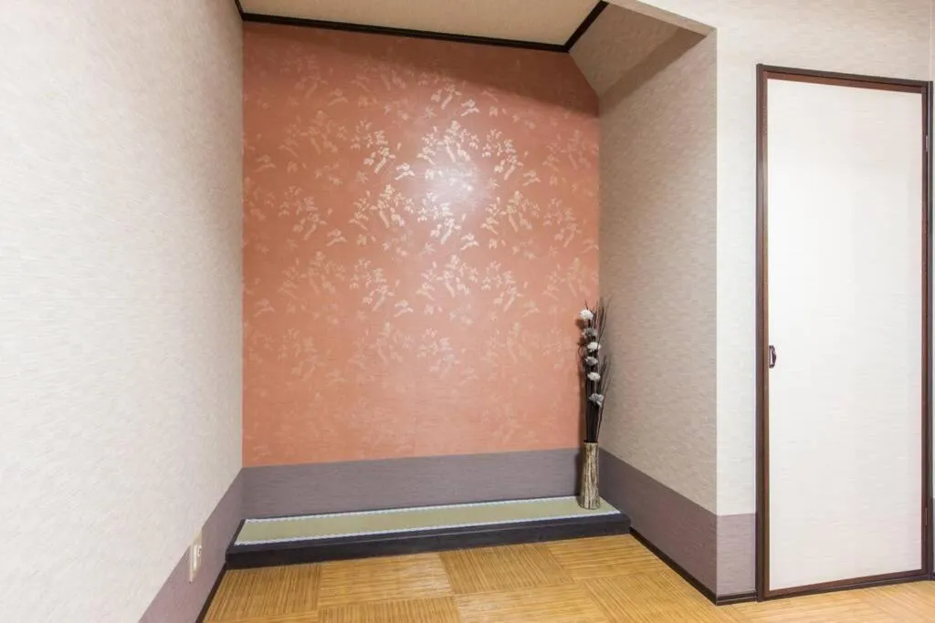 Living room, Bed in 伏見稲荷ハウス Fushimi Inari House