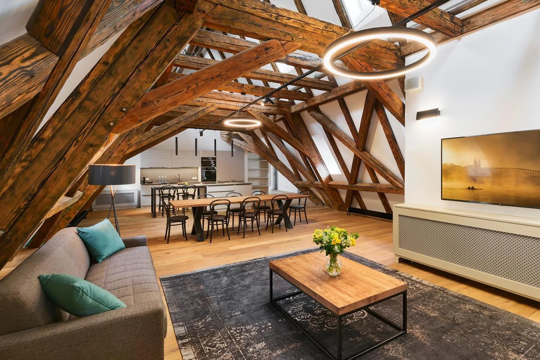 Living room in Hotel CUBE Prague