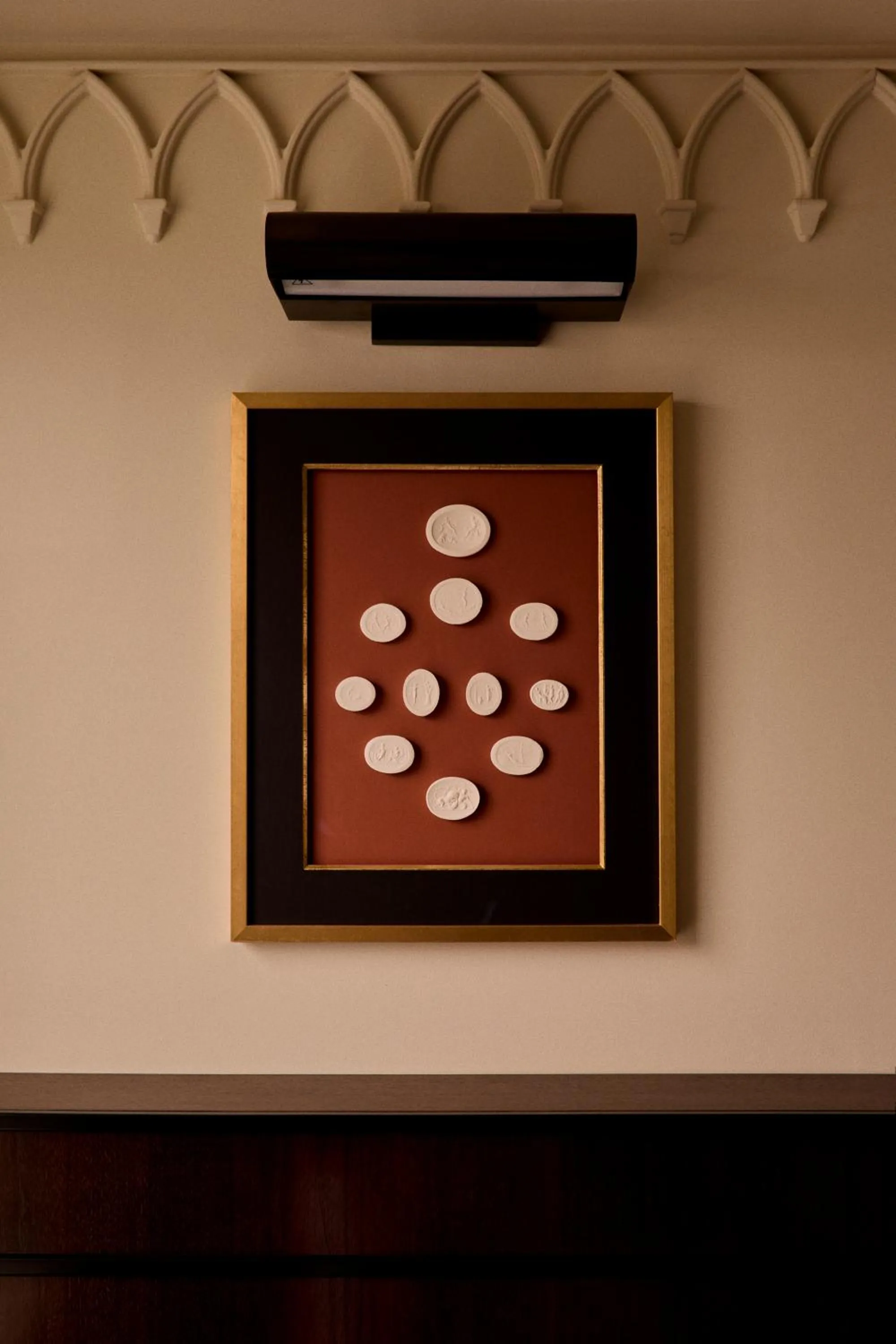 Decorative detail in Grand Hotel Bellevue London