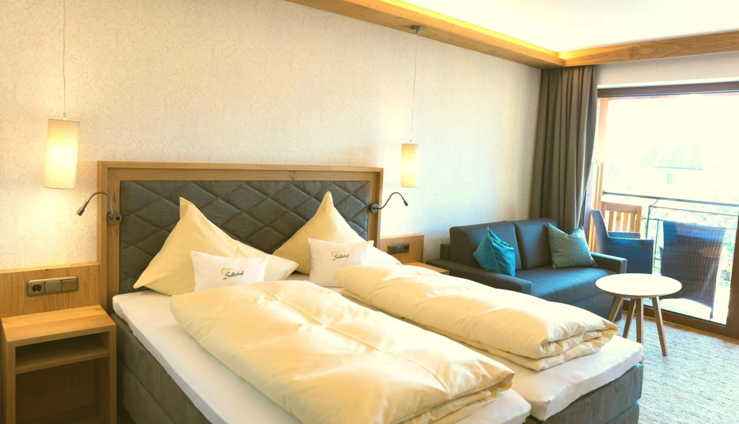 Photo of the whole room, Bed in Garten - Hotel Sallerhof