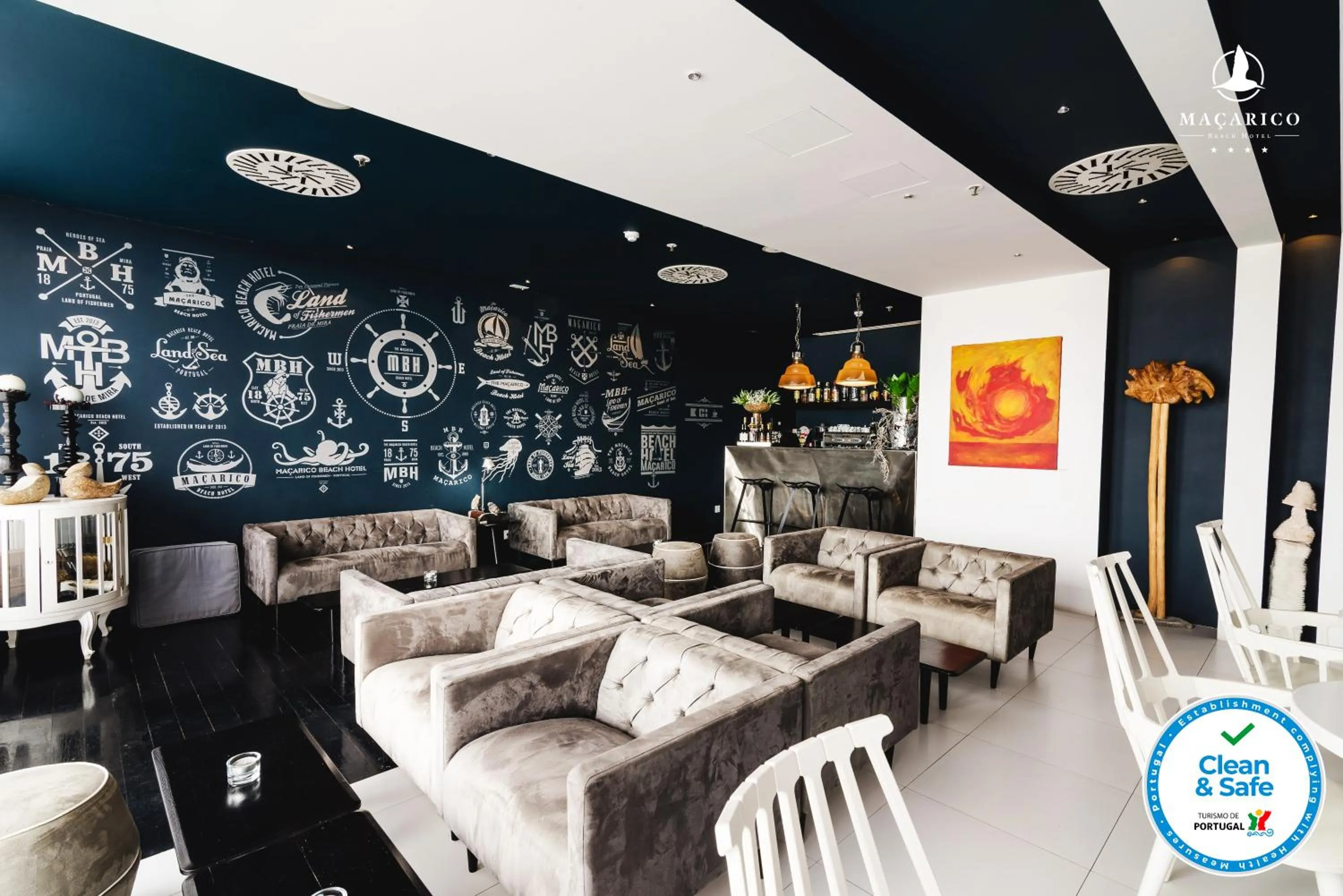 Facade/entrance in Macarico Beach Hotel