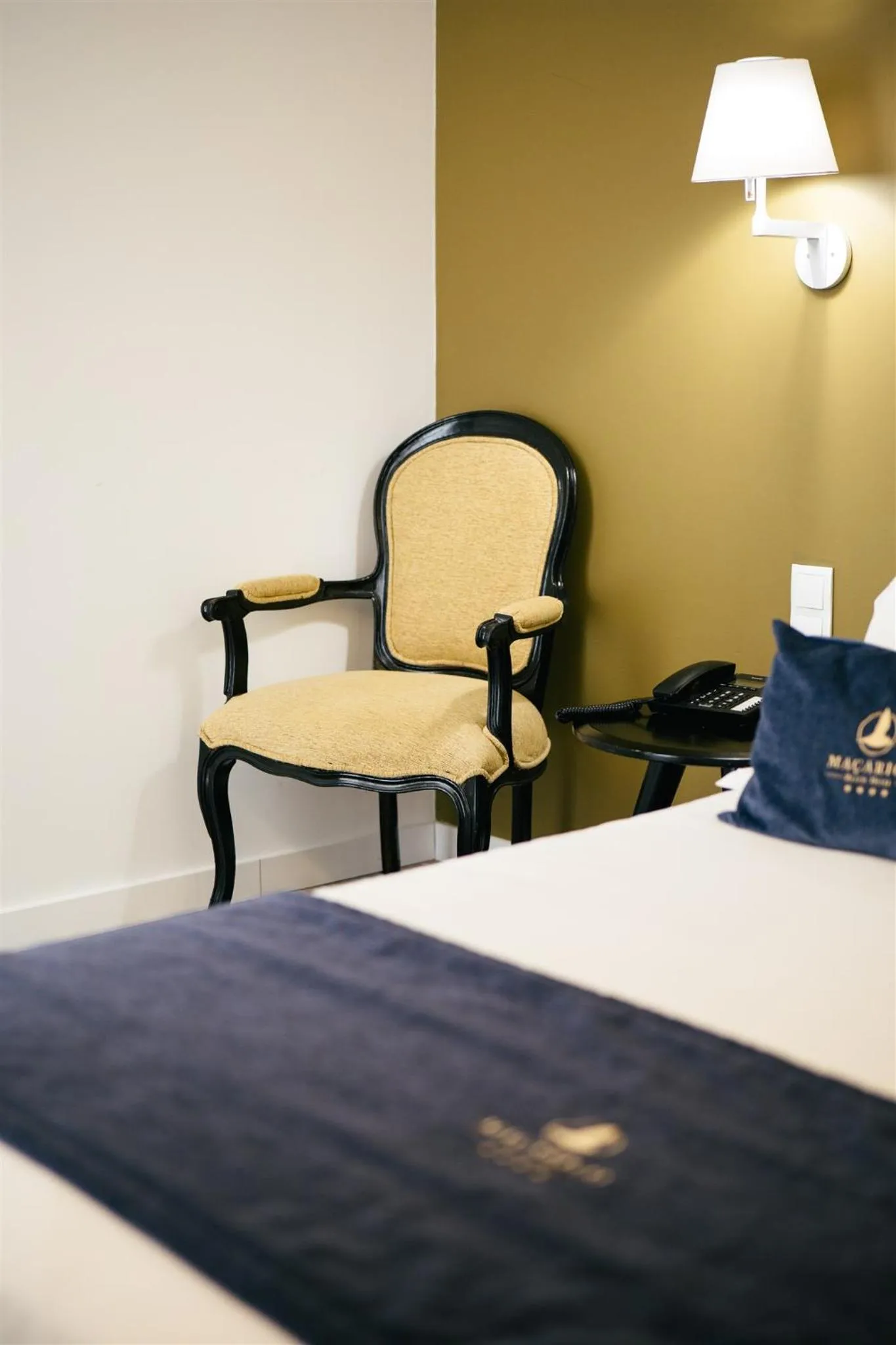 Bed in Macarico Beach Hotel