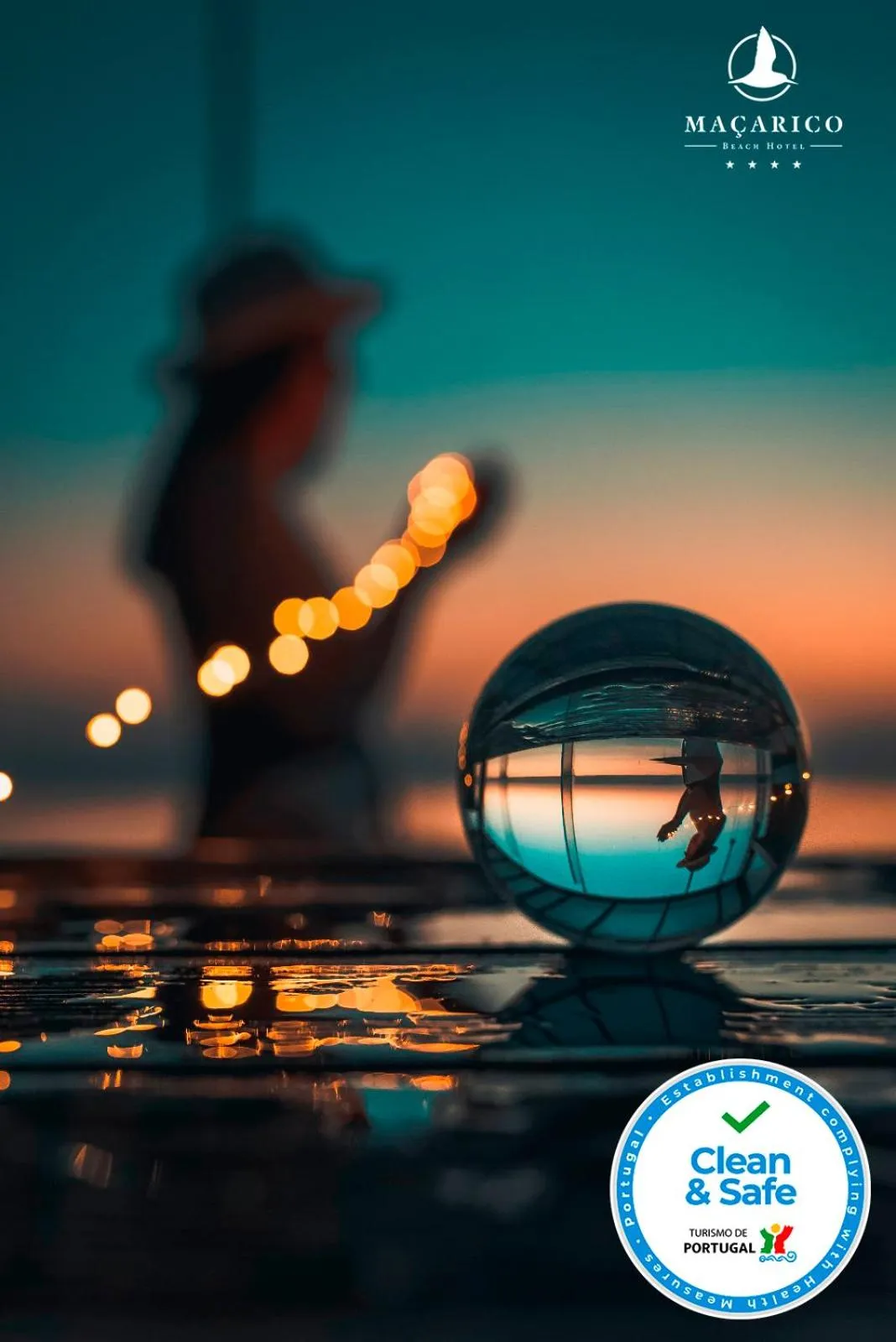 Swimming pool in Macarico Beach Hotel