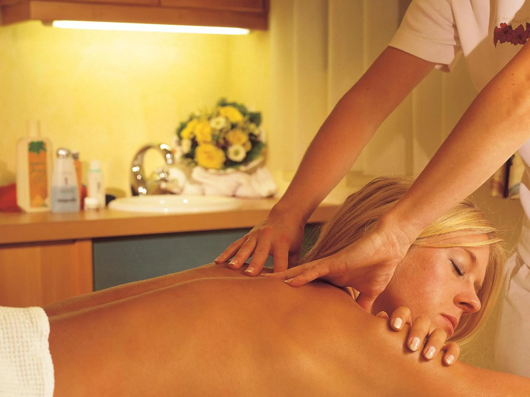 Spa and wellness centre/facilities in Hotel Alpenland