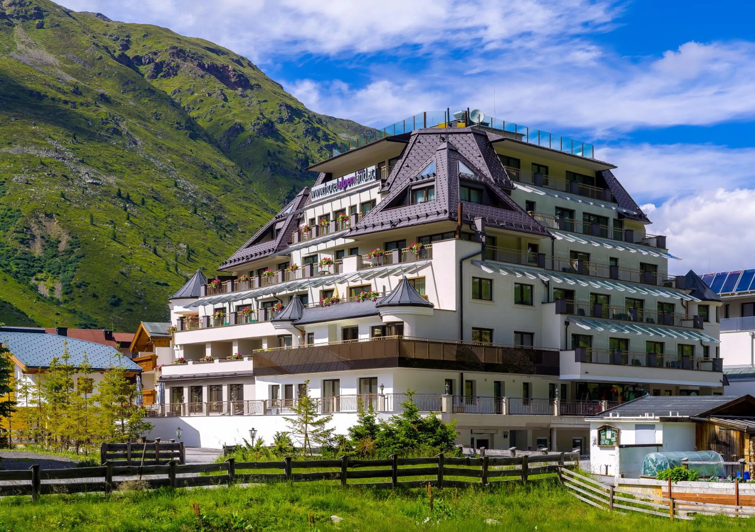 Property building in Hotel Alpenland