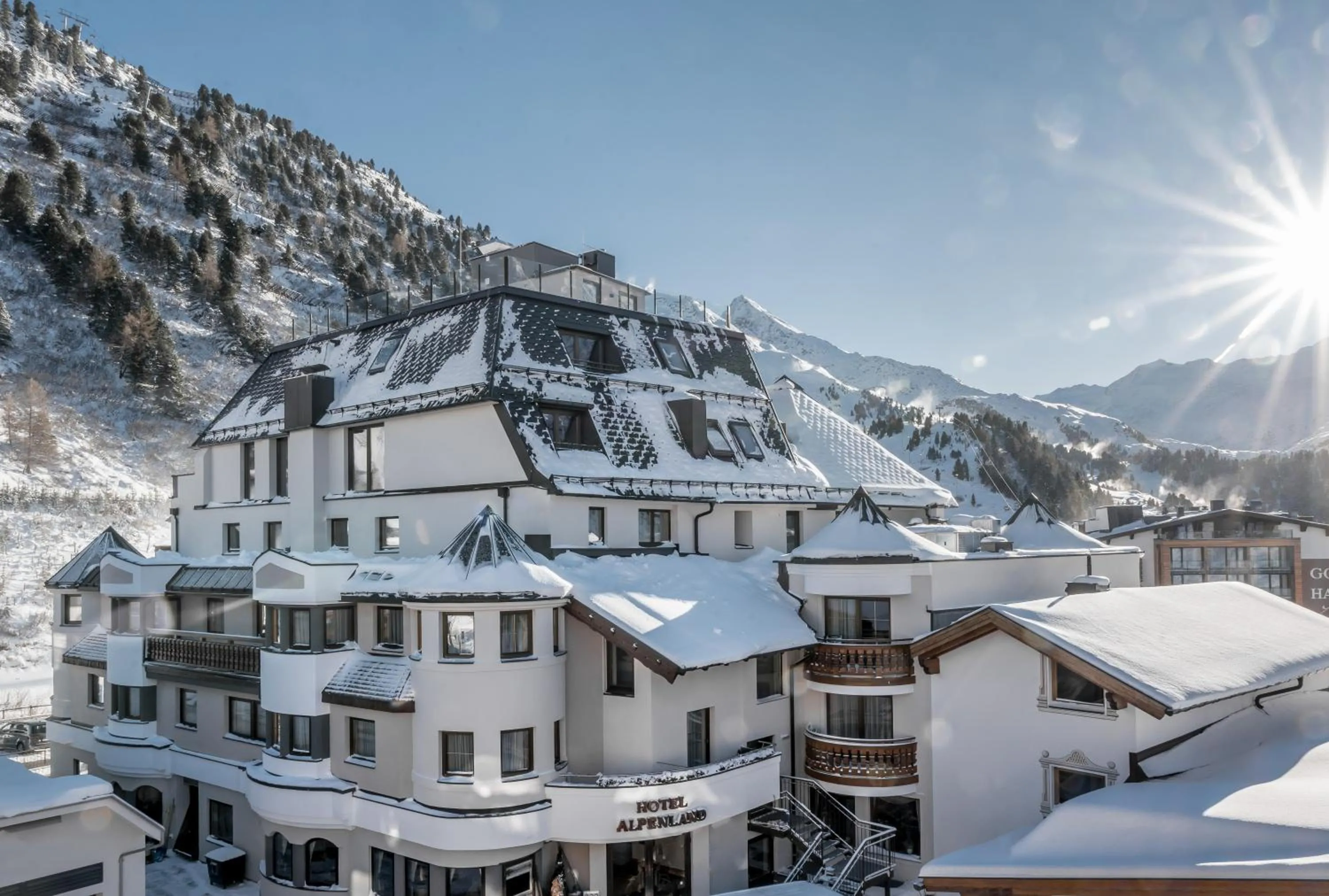 Bird's eye view in Hotel Alpenland