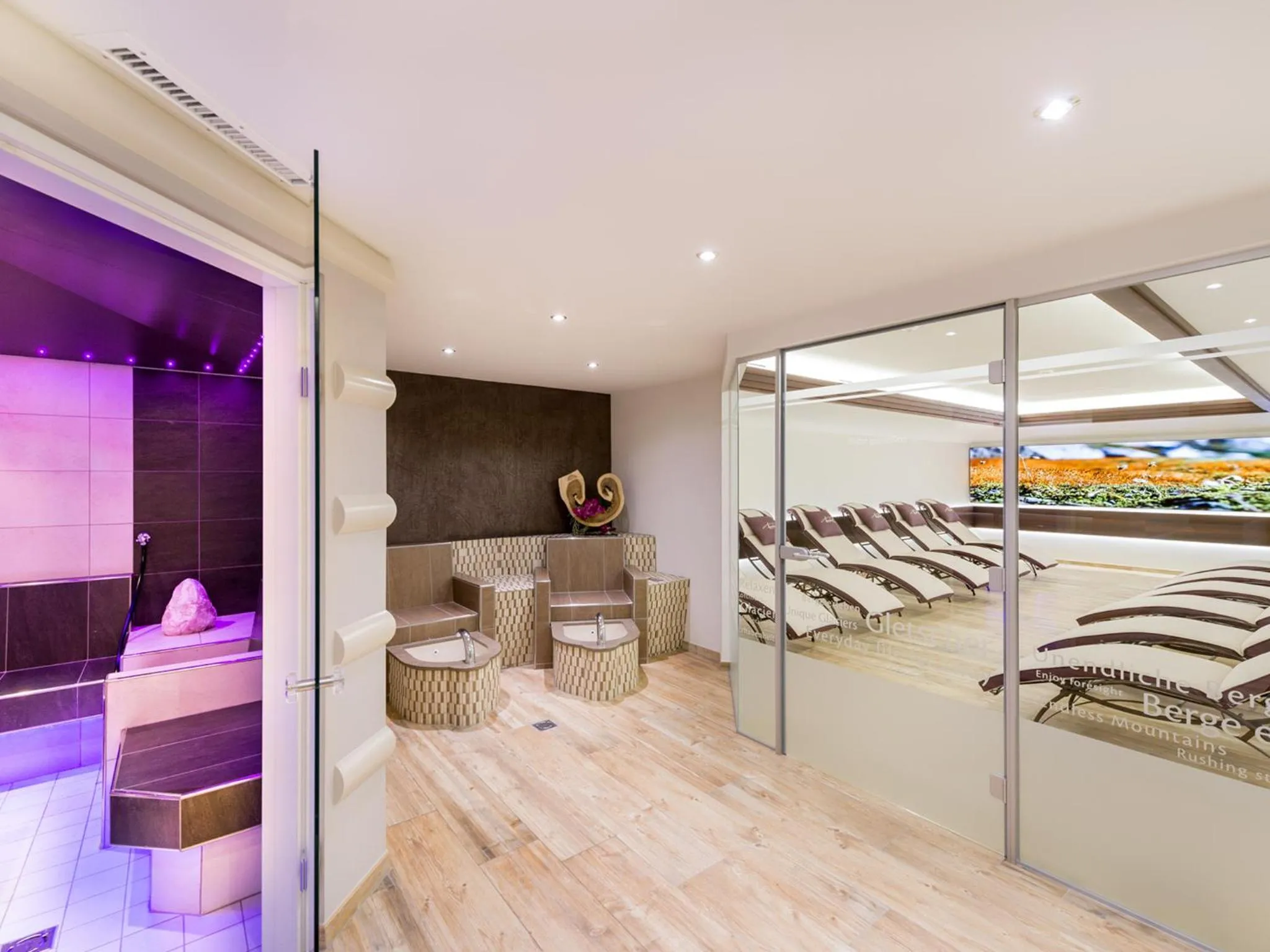 Spa and wellness centre/facilities in Hotel Alpenland