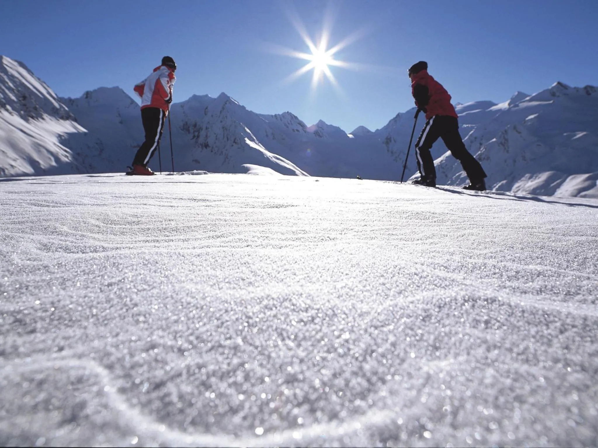 Skiing in Hotel Alpenland