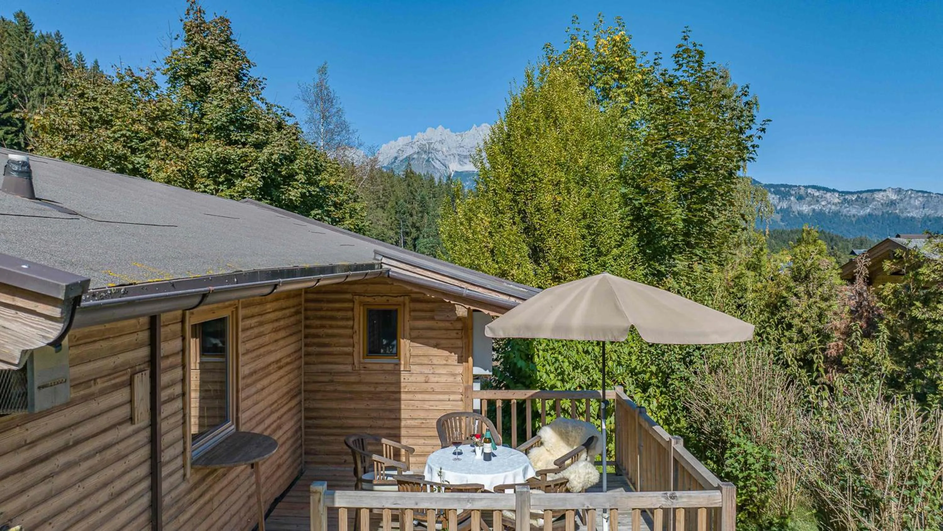 View (from property/room) in Gartenhotel Rosenhof bei Kitzbühel