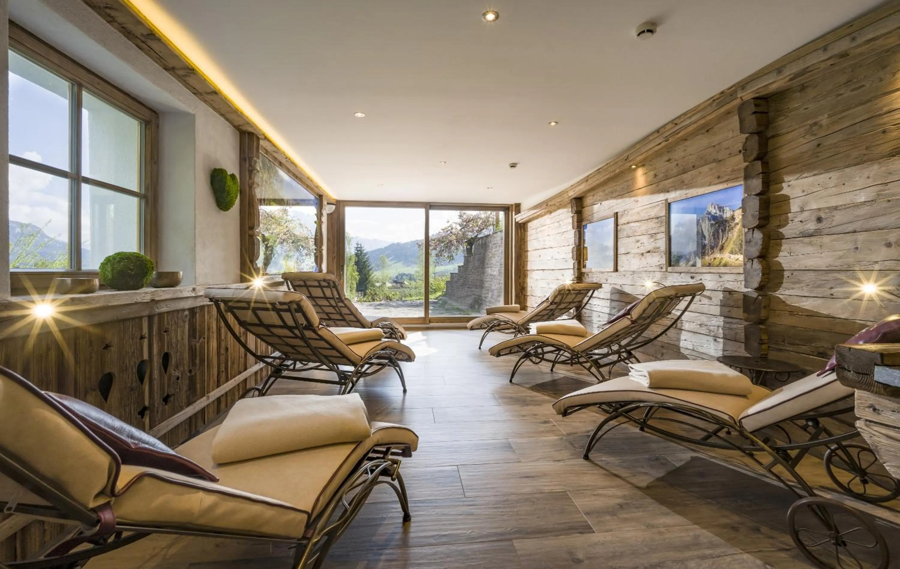 Sauna in Gartenhotel Rosenhof bei Kitzbühel