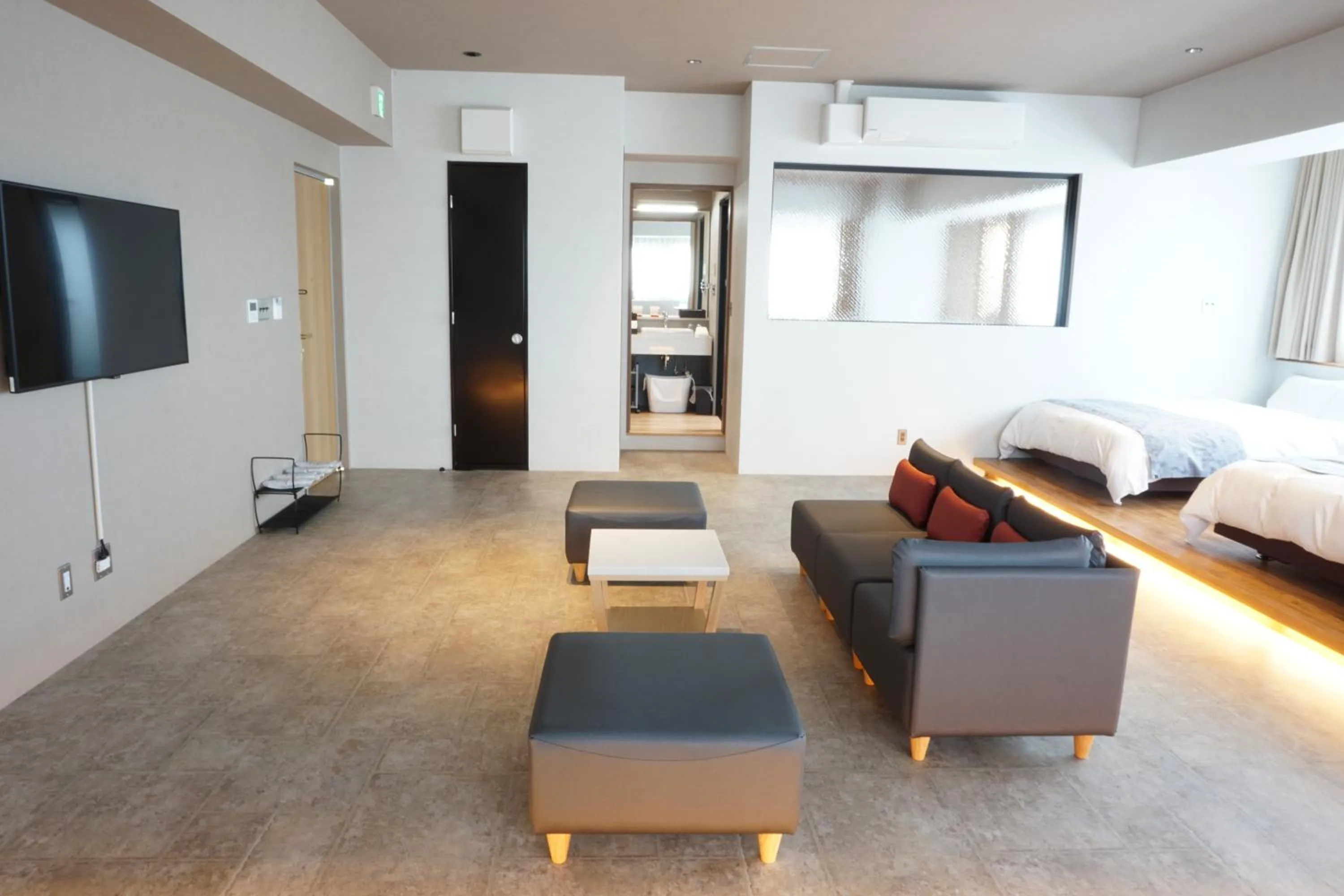 TV and multimedia, Bed in Yukureba Maejima Hotel