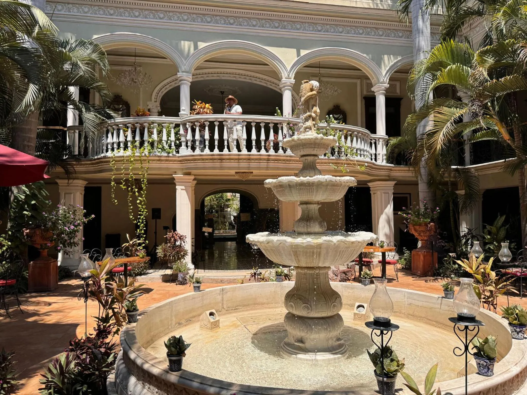 Patio in Mansión Mérida Boutique Hotel - Restaurant