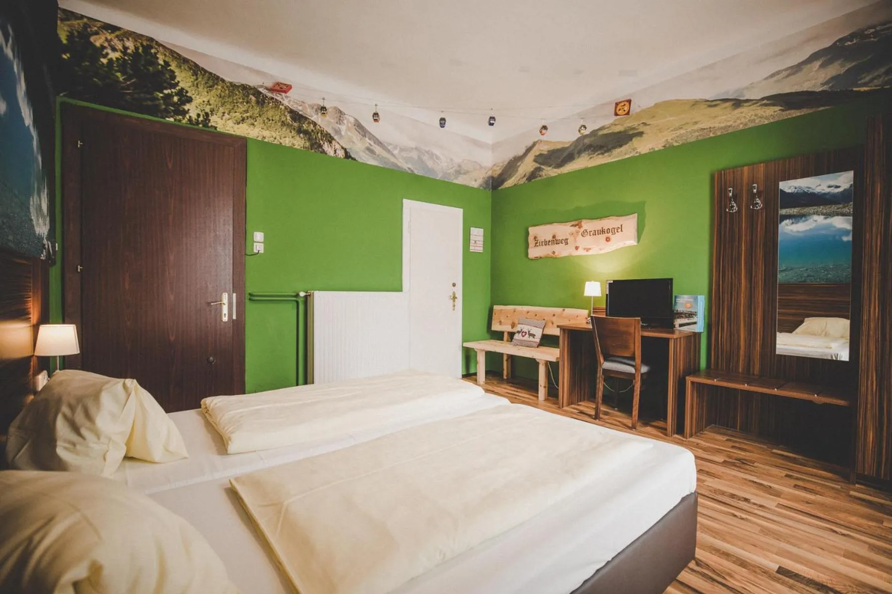 Bed in Kurhotel & Hotel Mozart