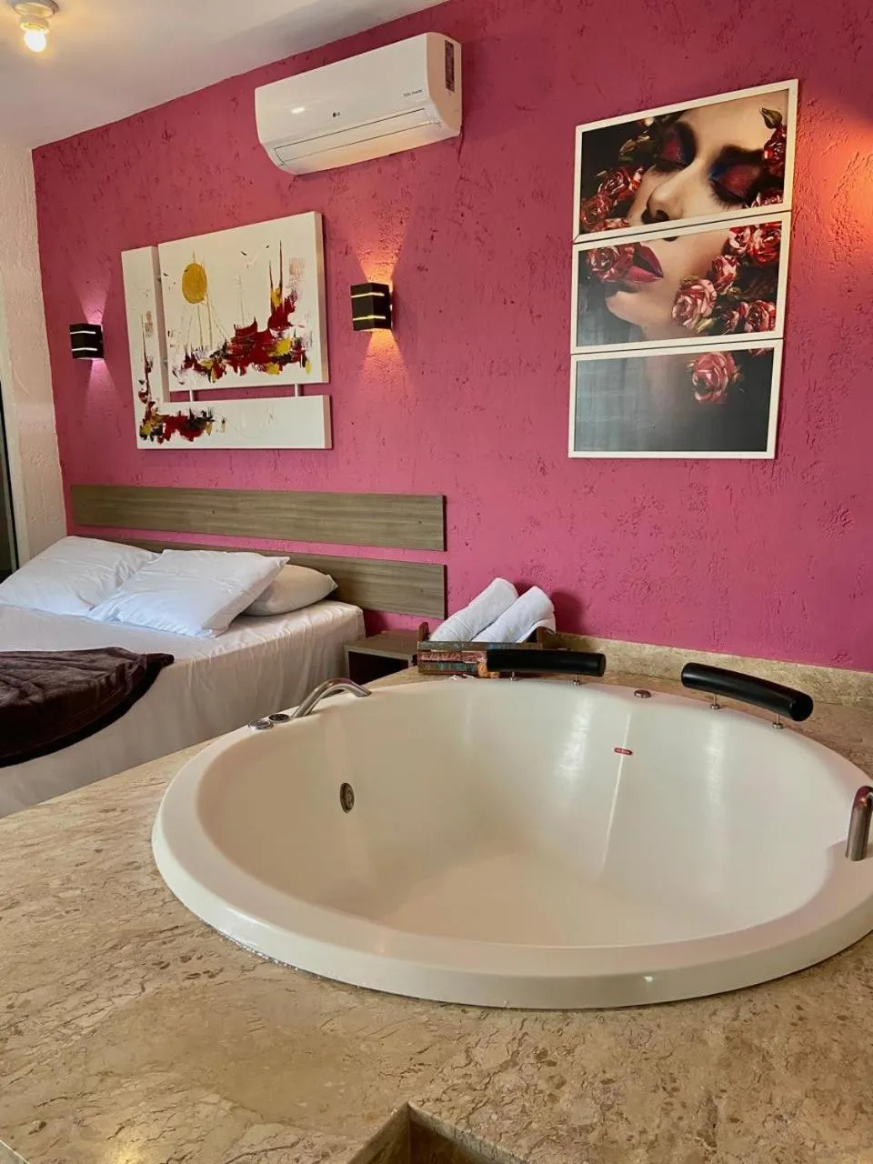 Property building, Bed in Pousada Recanto do Aconchego