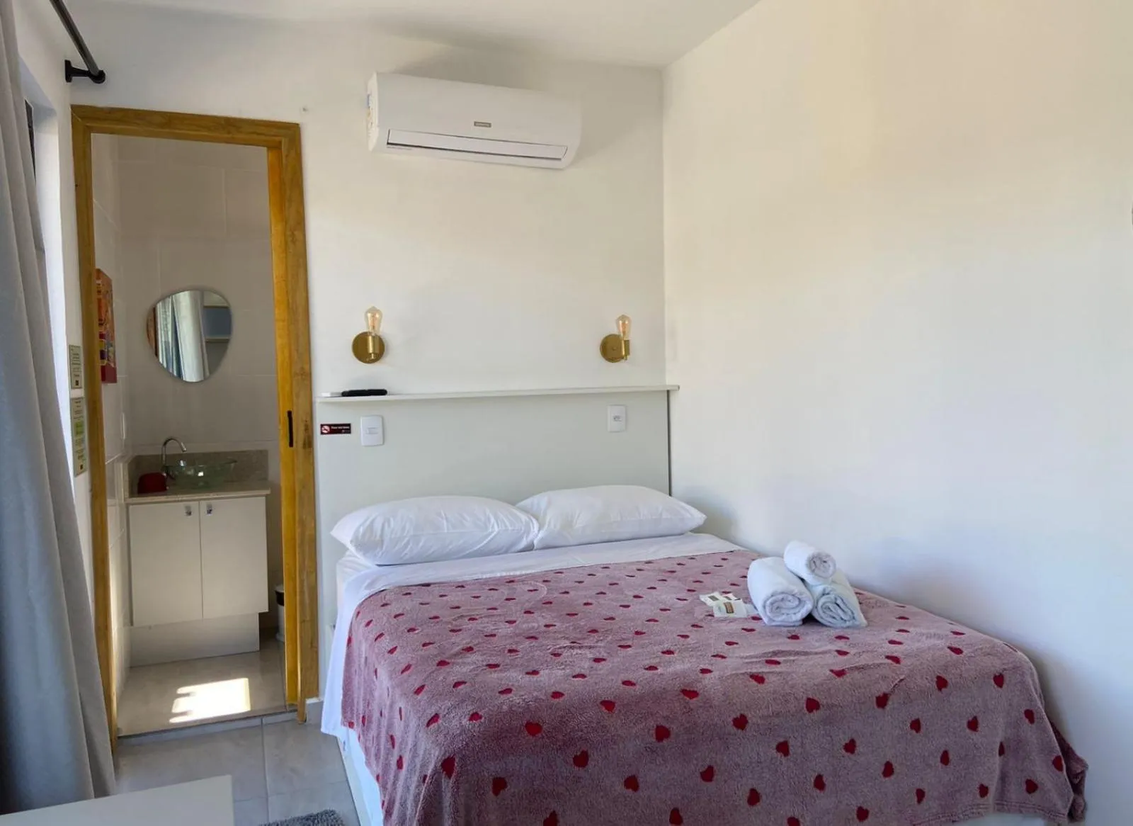 Bed in Pousada Recanto do Aconchego