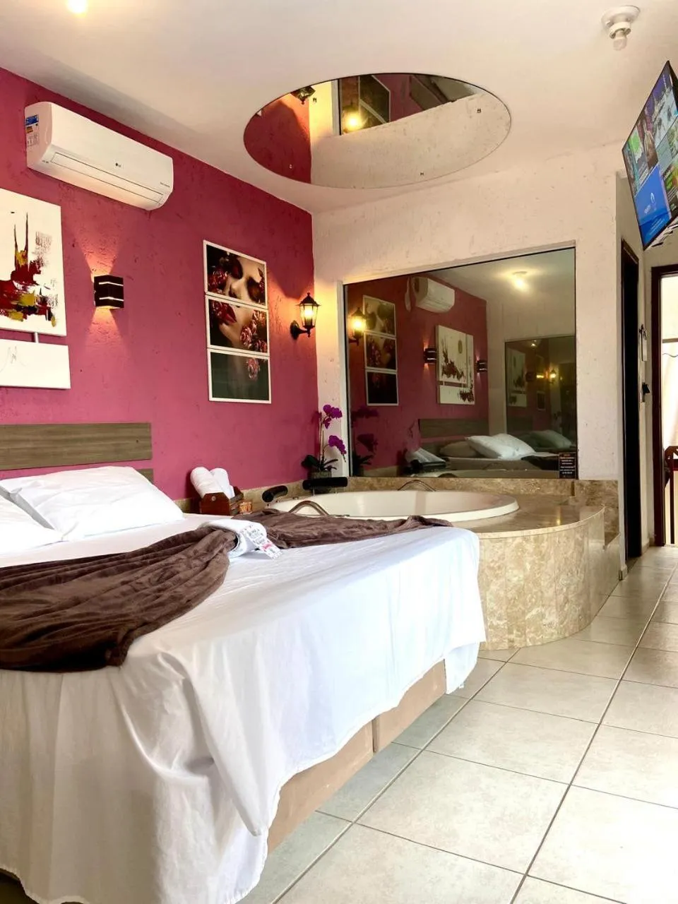 Property building, Bed in Pousada Recanto do Aconchego