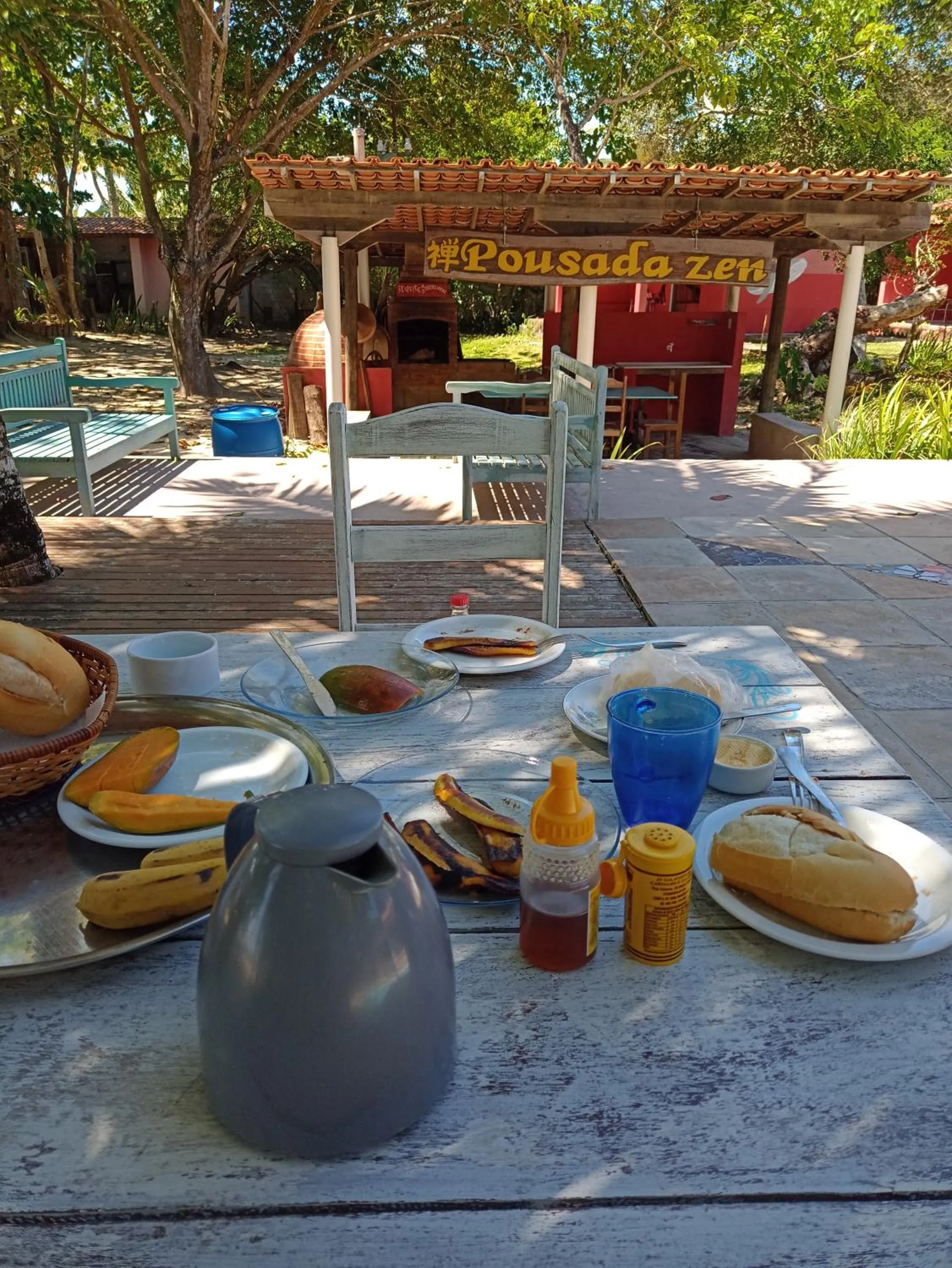 Breakfast in Pousada ZEN Cumuruxatiba