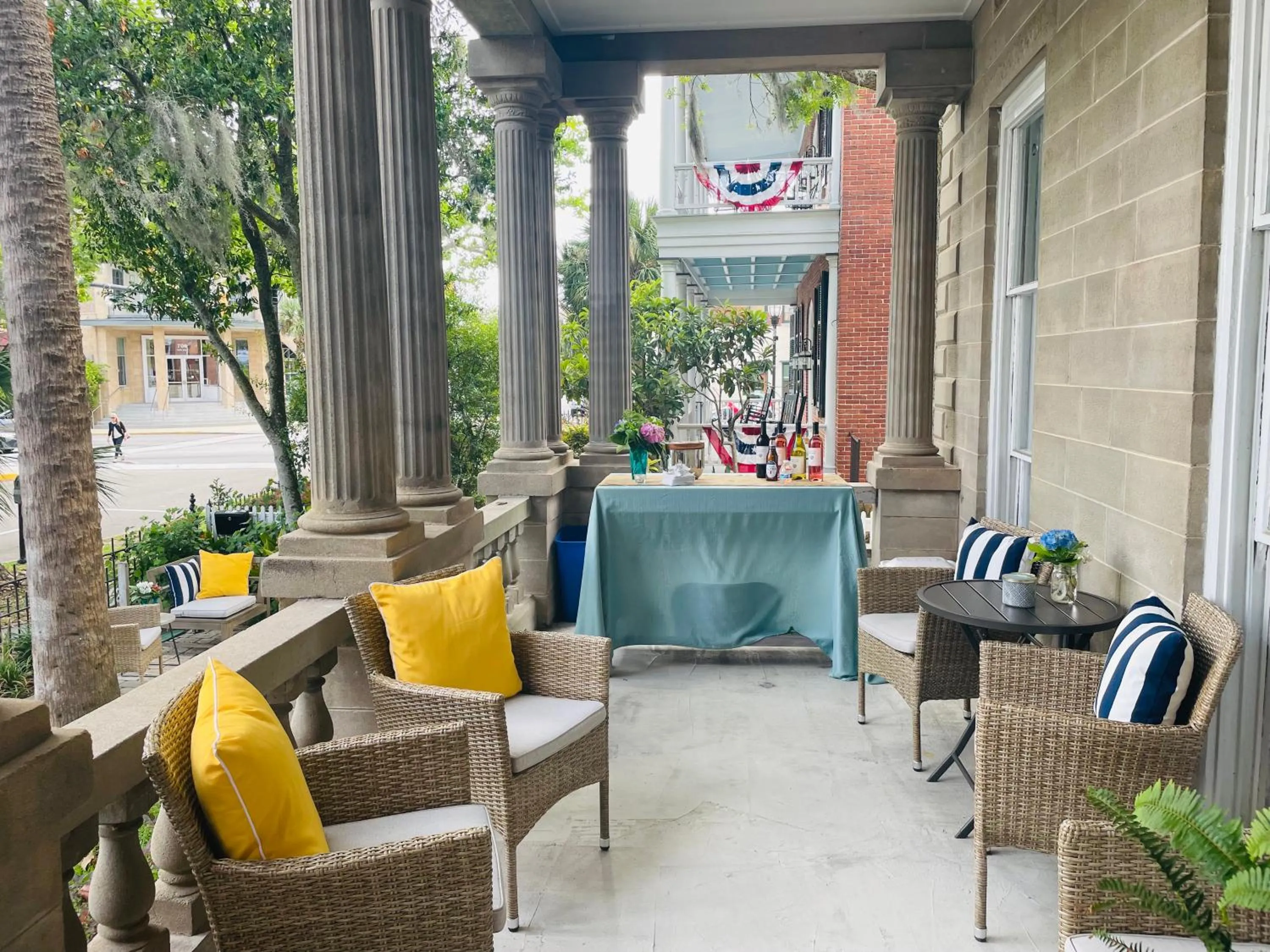 Balcony/Terrace in 607 Bay Inn Downtown Beaufort