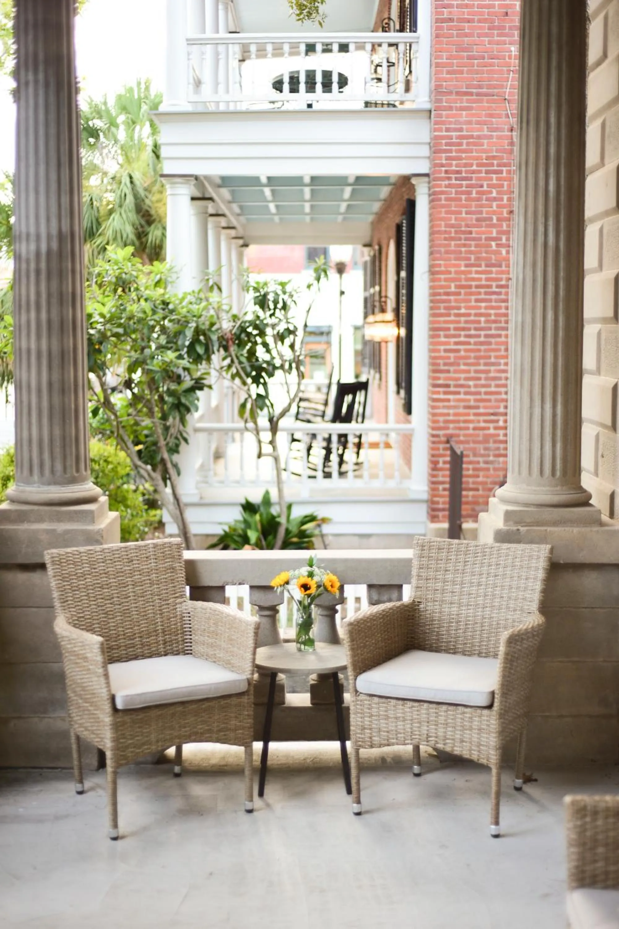 Balcony/Terrace in 607 Bay Inn Downtown Beaufort