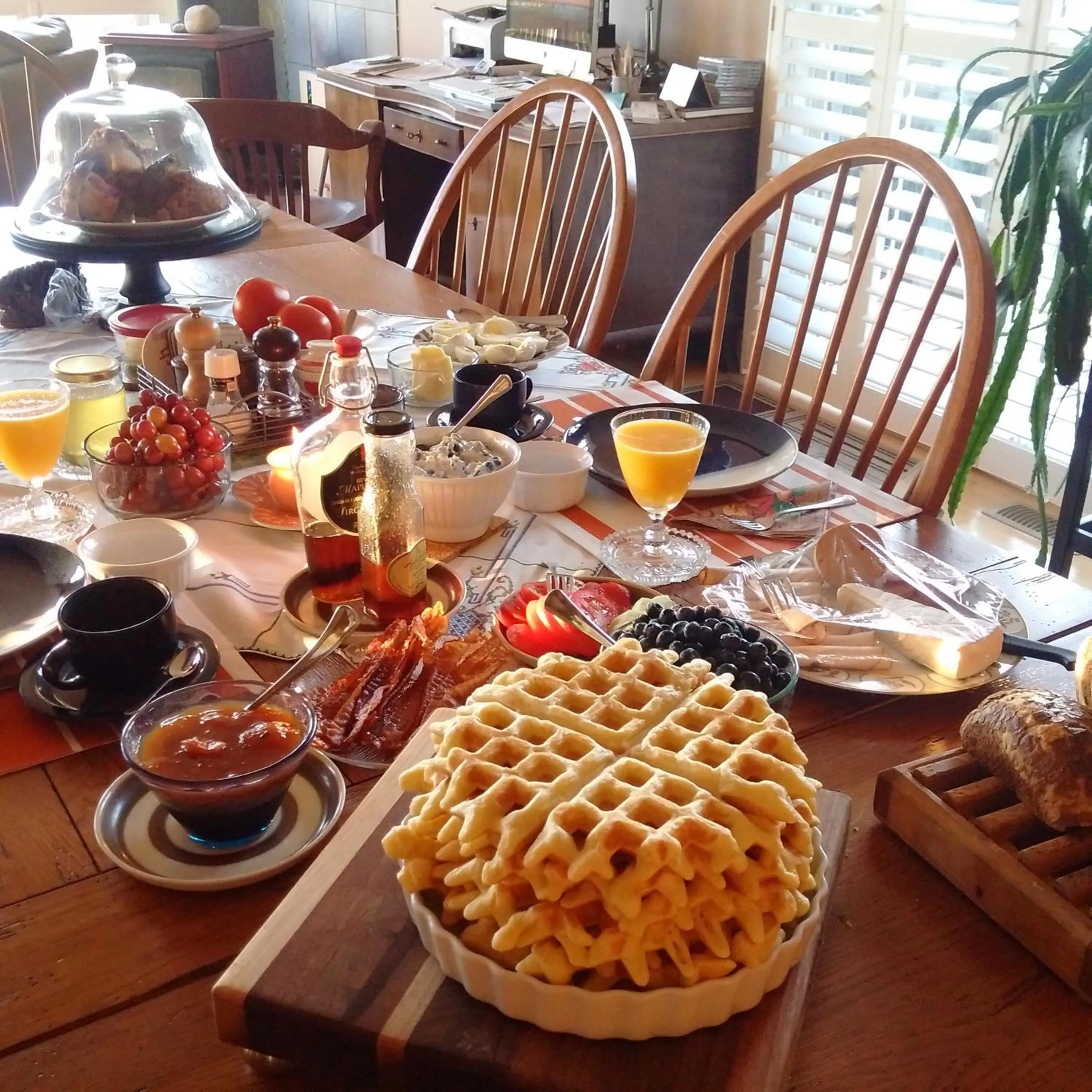 Food and drinks in Our Valley View Bed & Breakfast