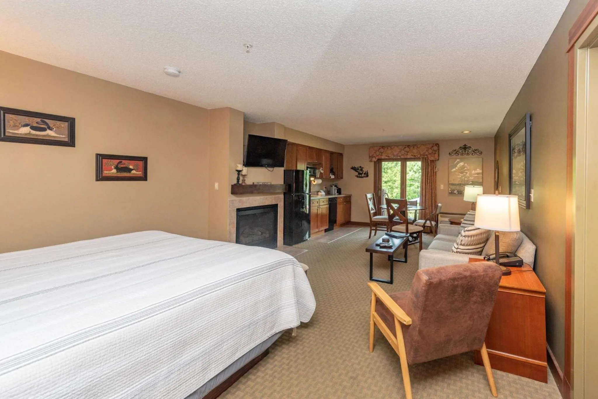 Bed in A119 Studio Lake View