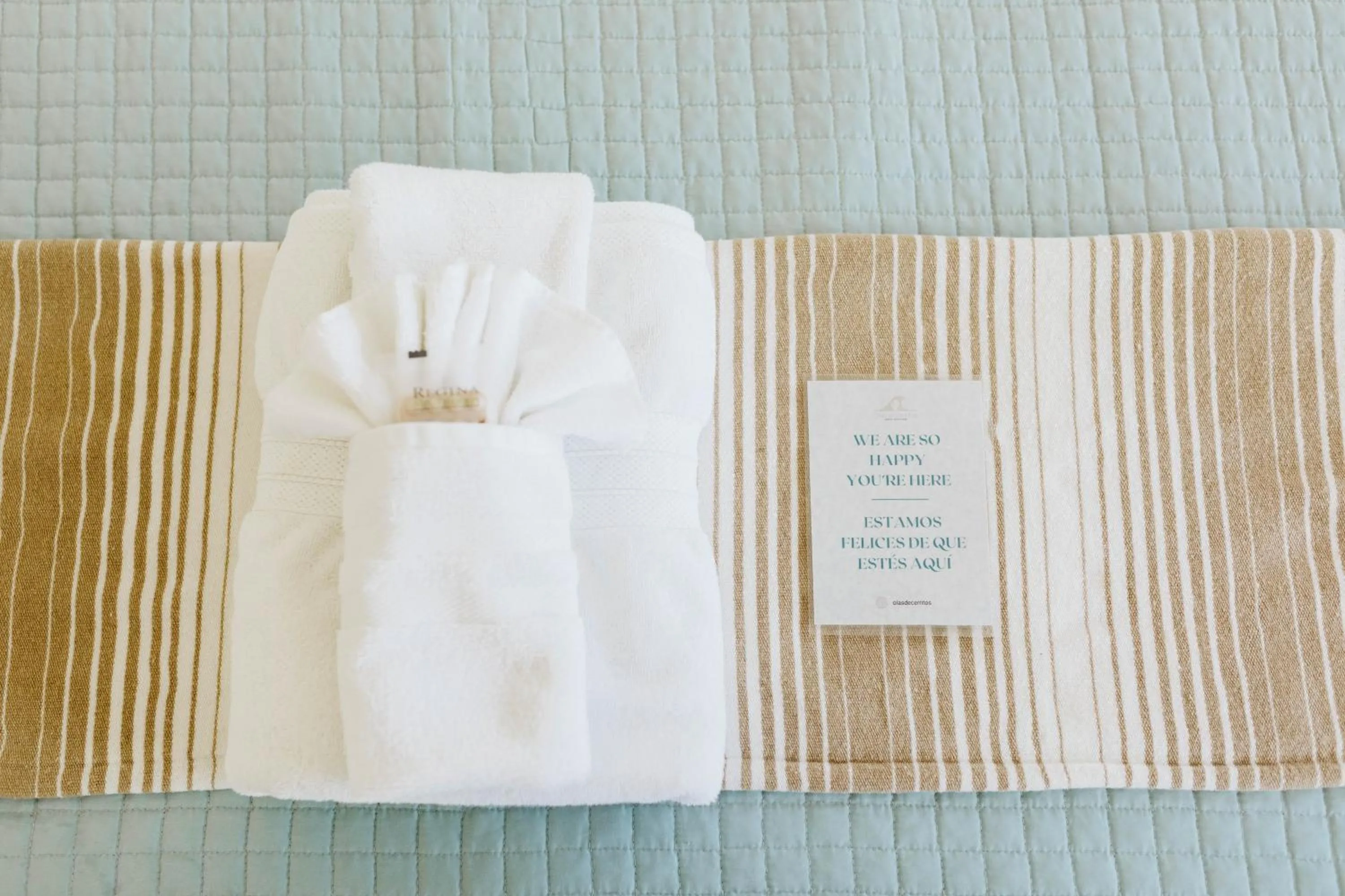 towels in Olas de Cerritos