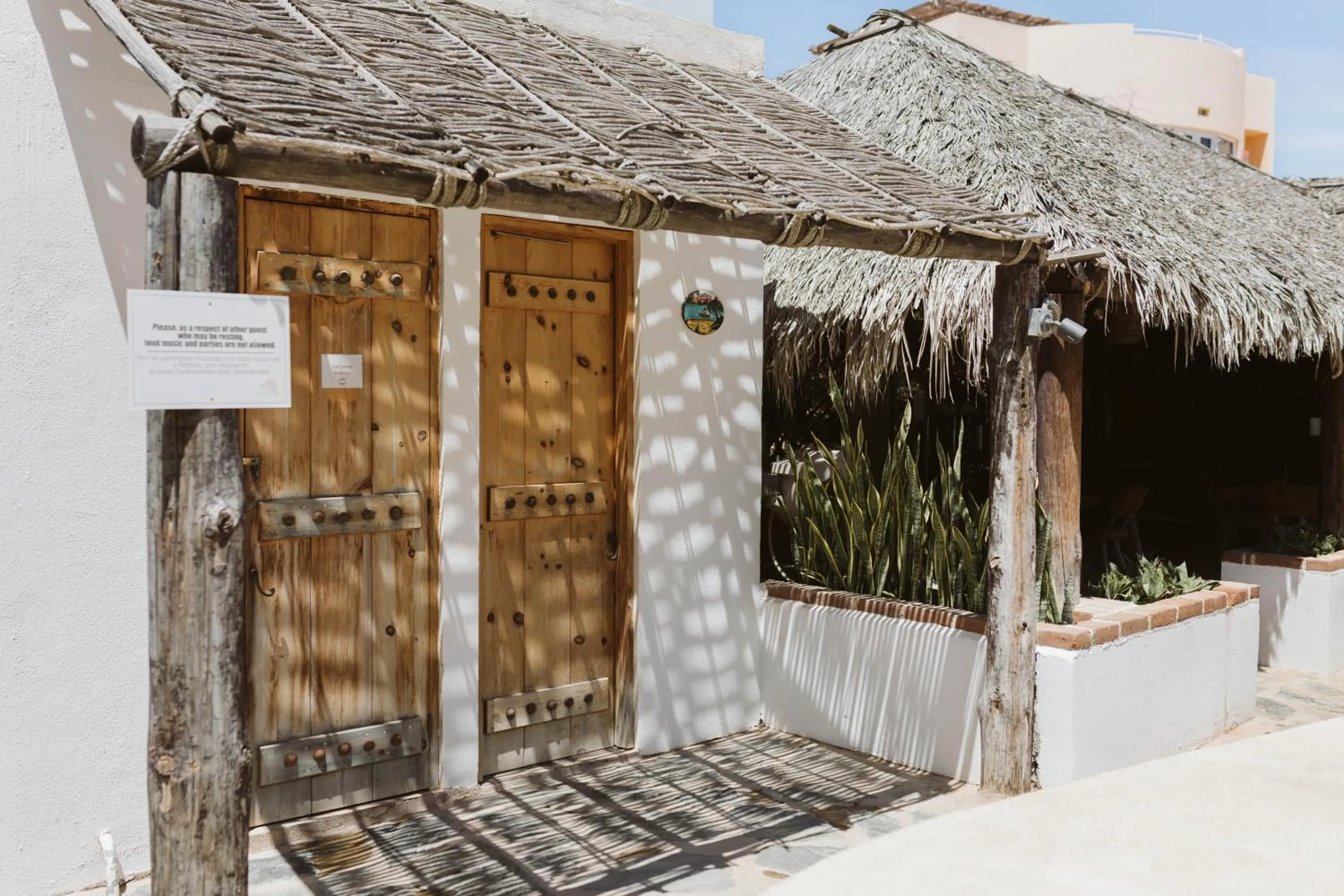 Communal kitchen in Olas de Cerritos