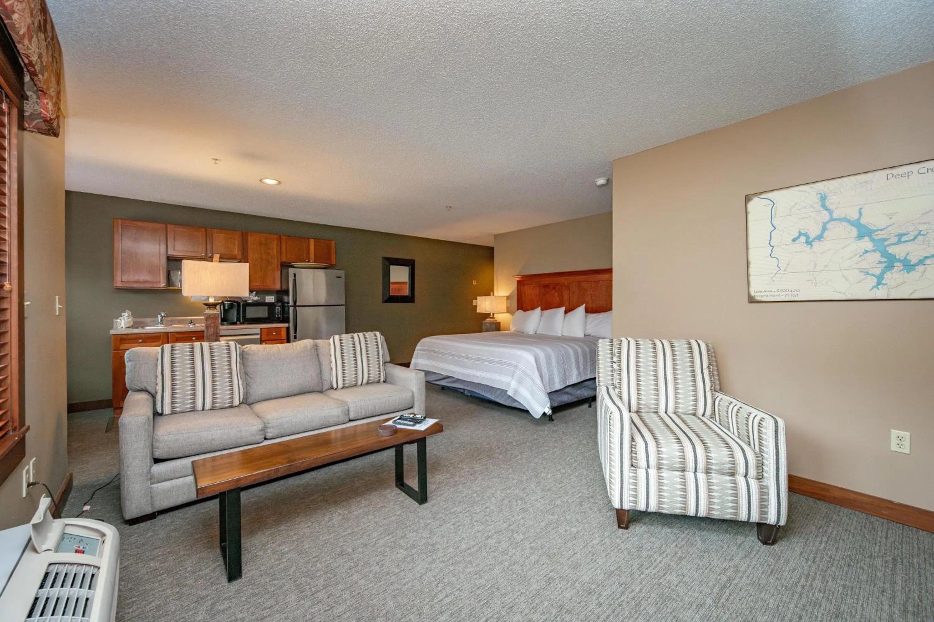 Bed in A204 Studio Standard View