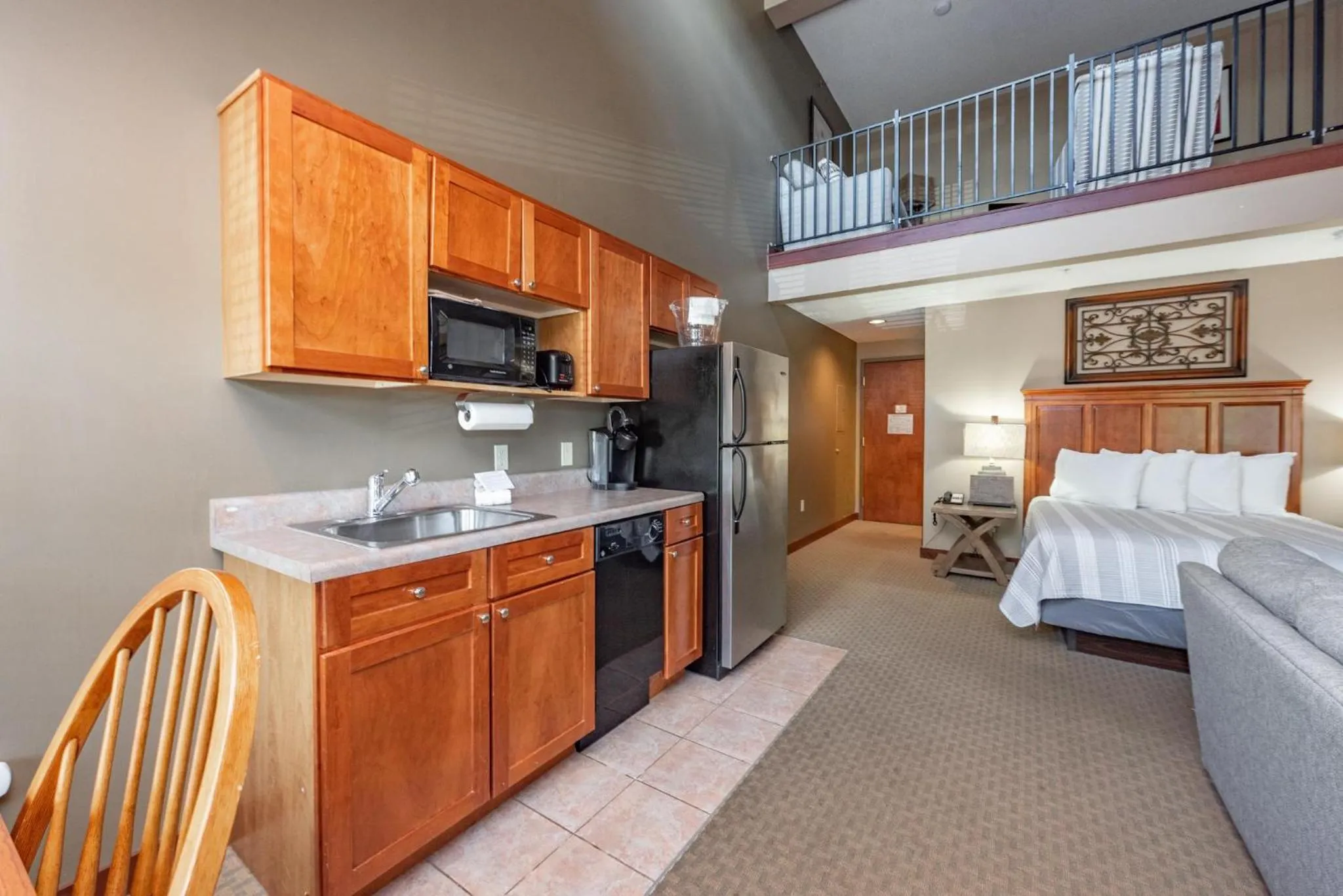 Bed in A304 Studio & Loft Standard View