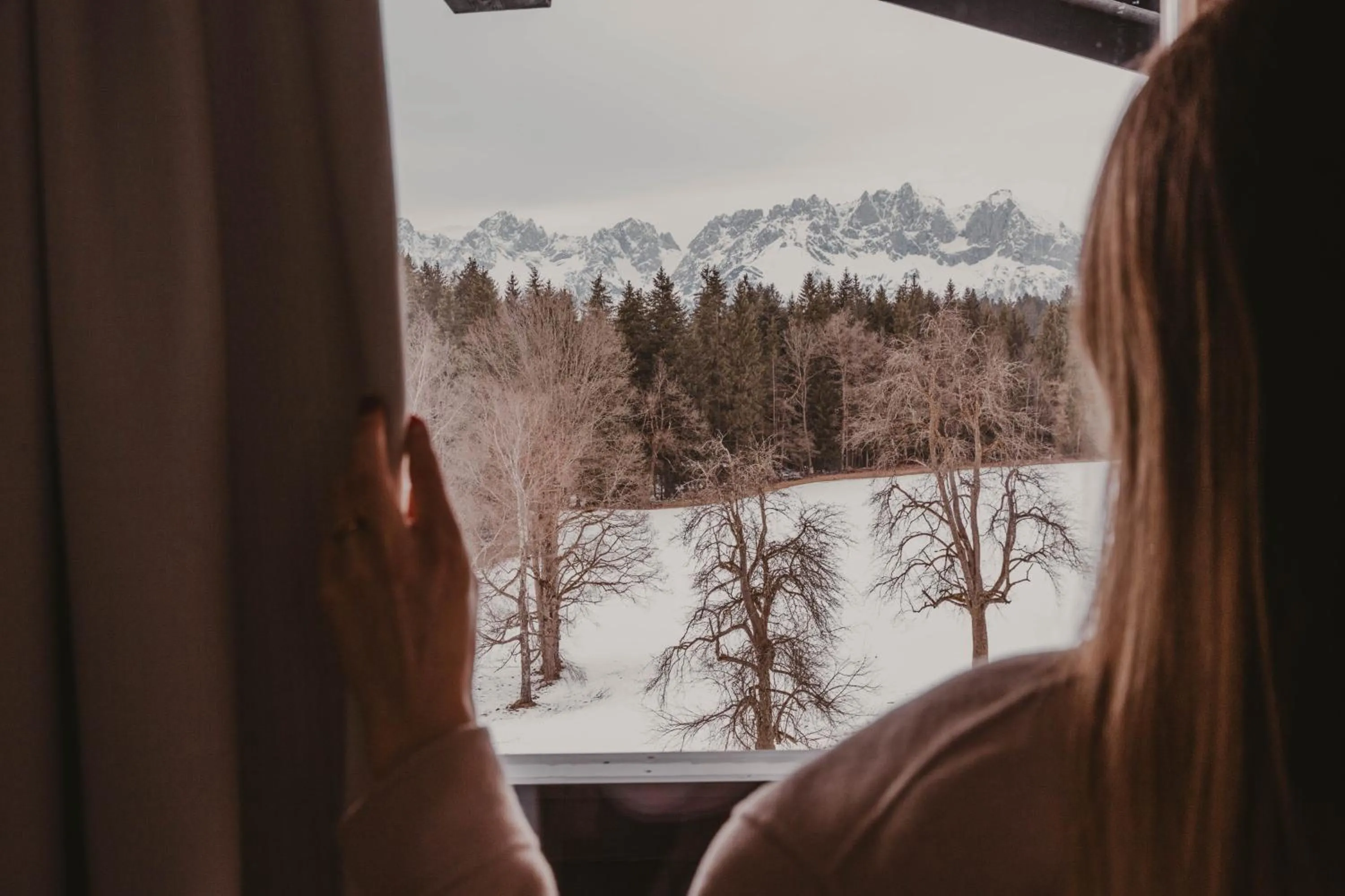 View (from property/room) in SEEBICHL haus am see Designhotel Kitzbühel