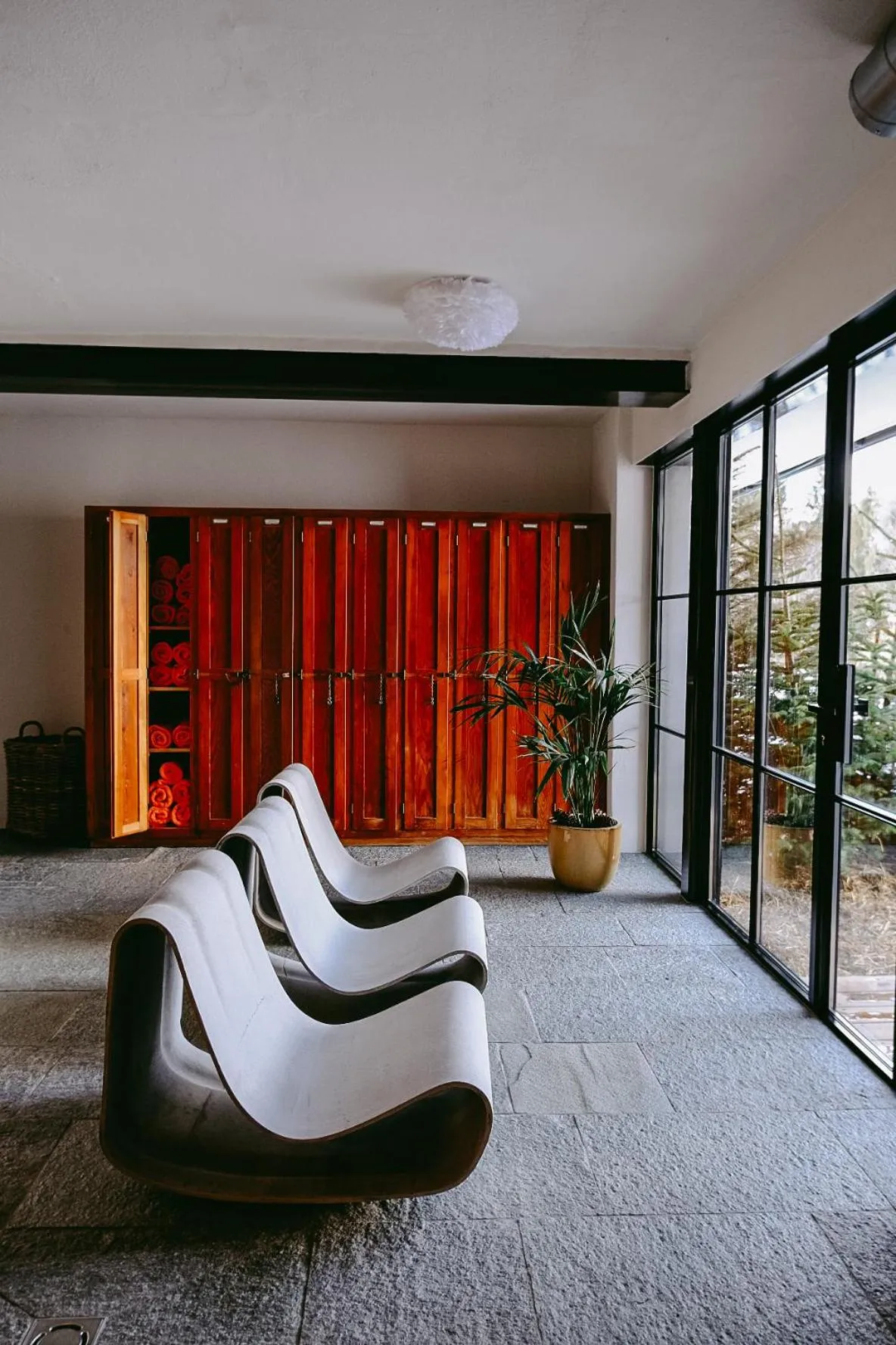 Sauna in SEEBICHL haus am see Designhotel Kitzbühel