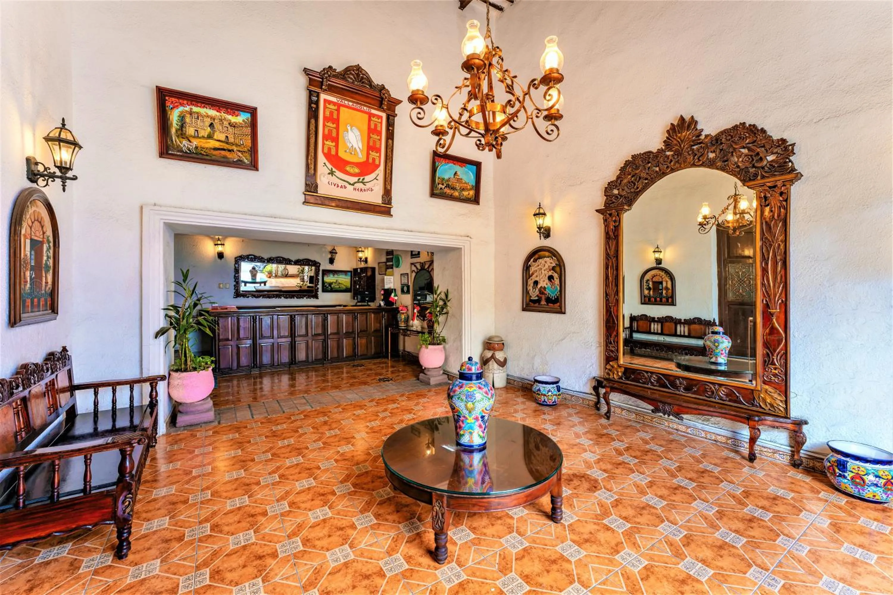 Lobby or reception in Hotel Santa Lucía