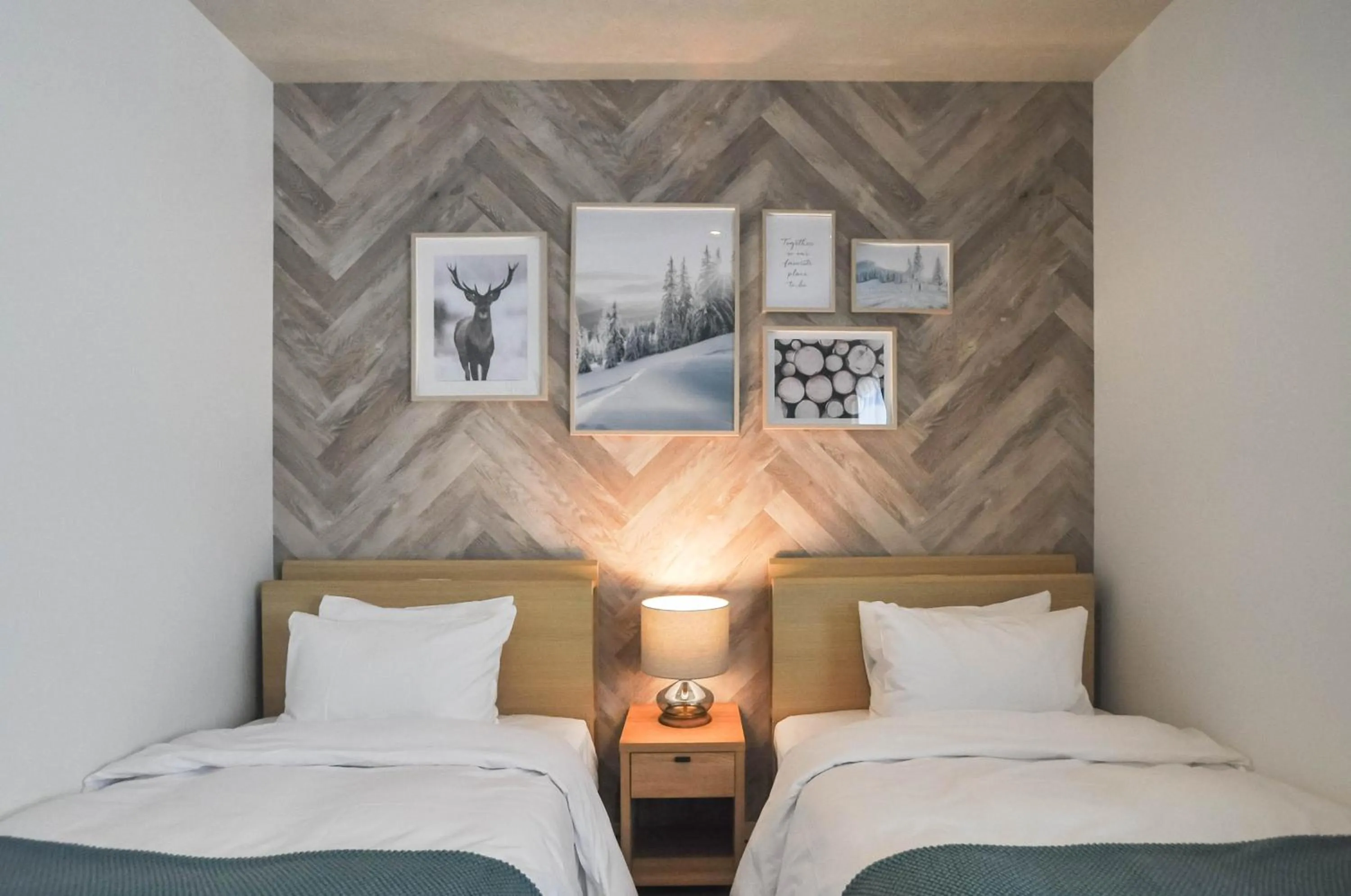 Bedroom, Bed in Rusutsu Grand Cabin