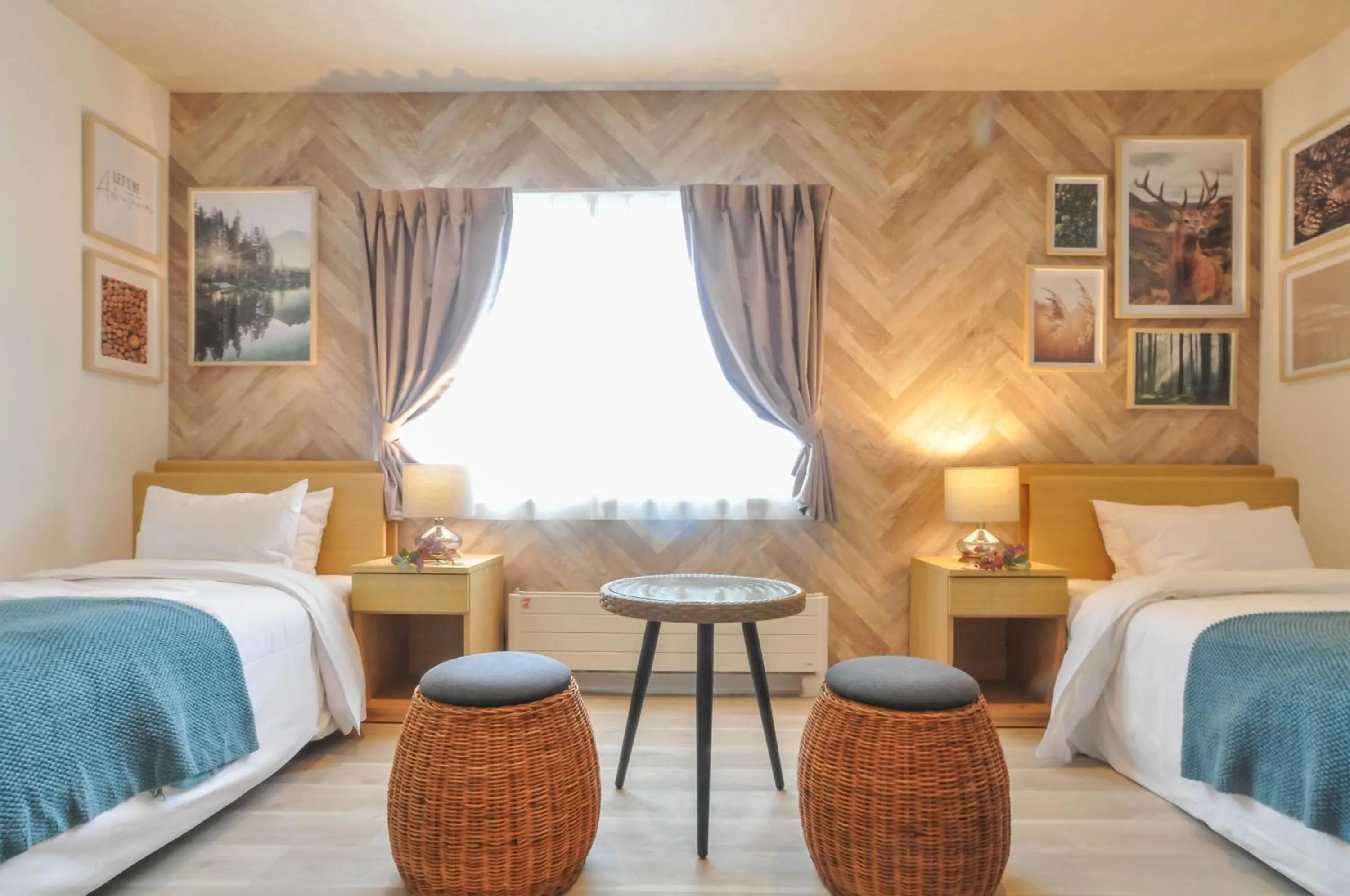 Bedroom, Bed in Rusutsu Grand Cabin