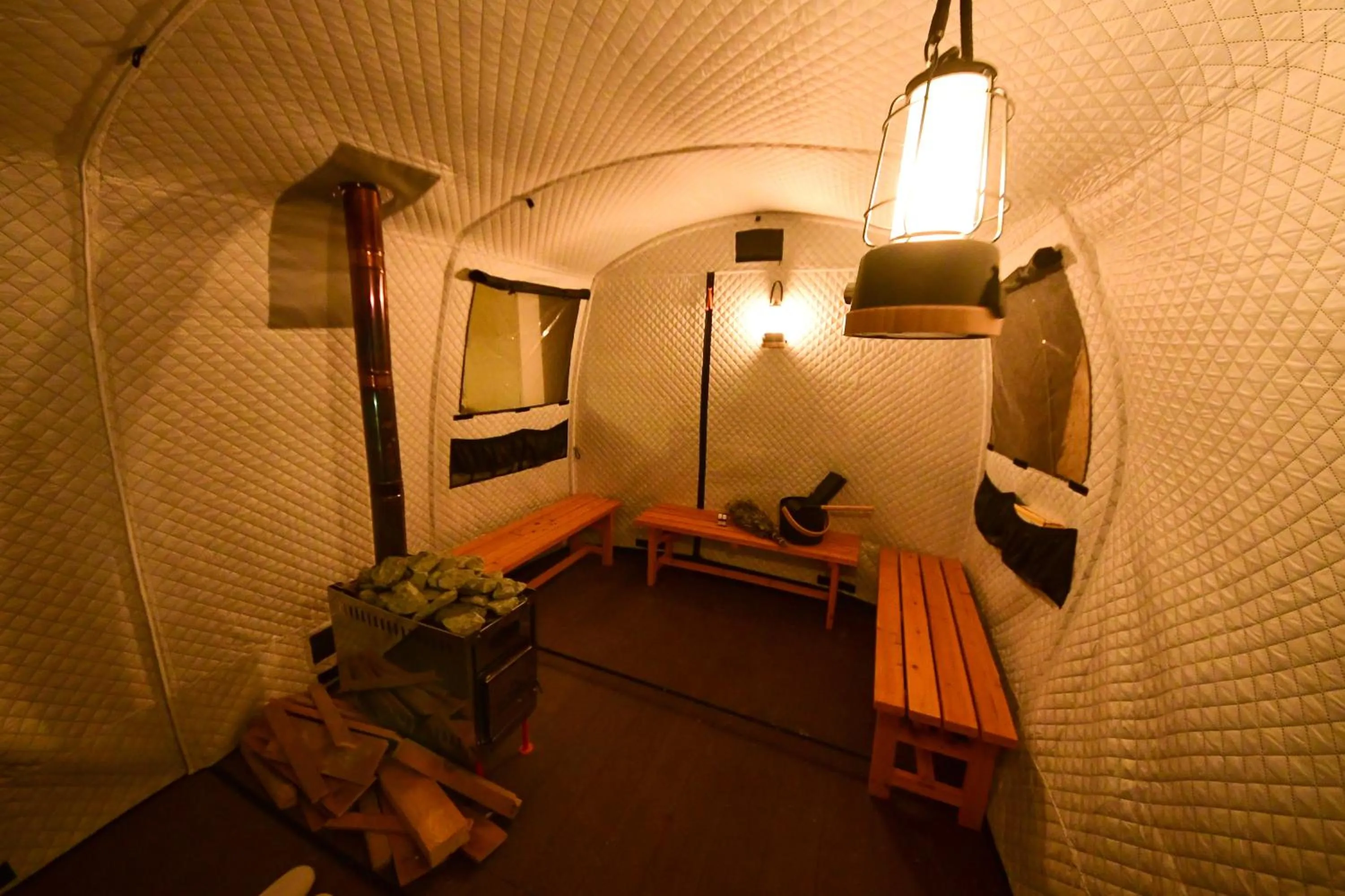 Sauna in Rusutsu Grand Cabin