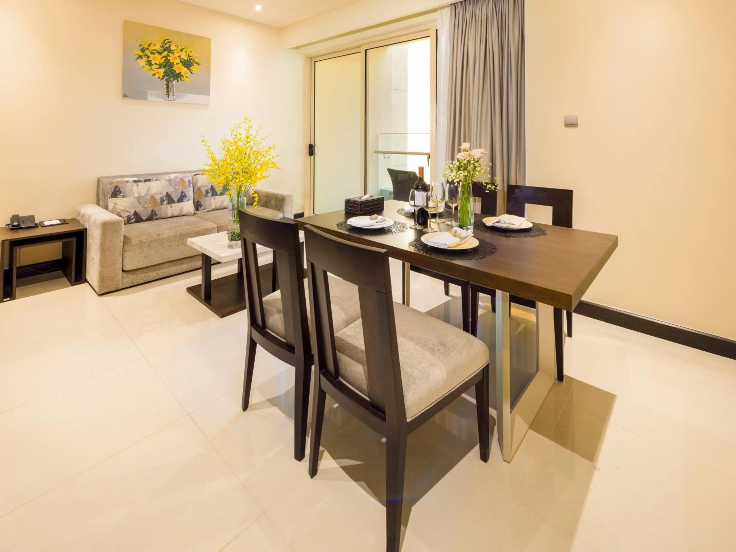 Living room in The Costa Nha Trang Residences