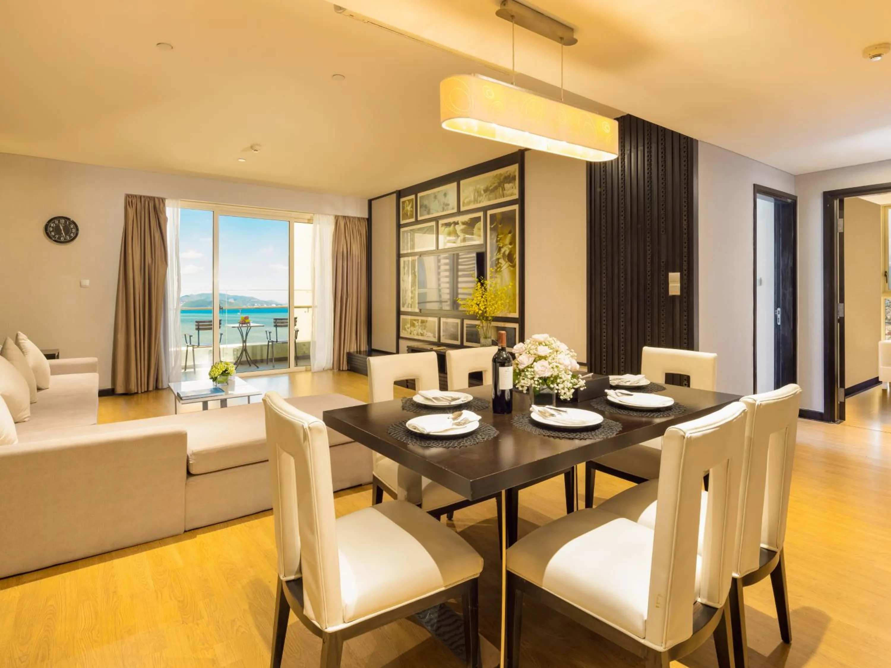 Living room in The Costa Nha Trang Residences