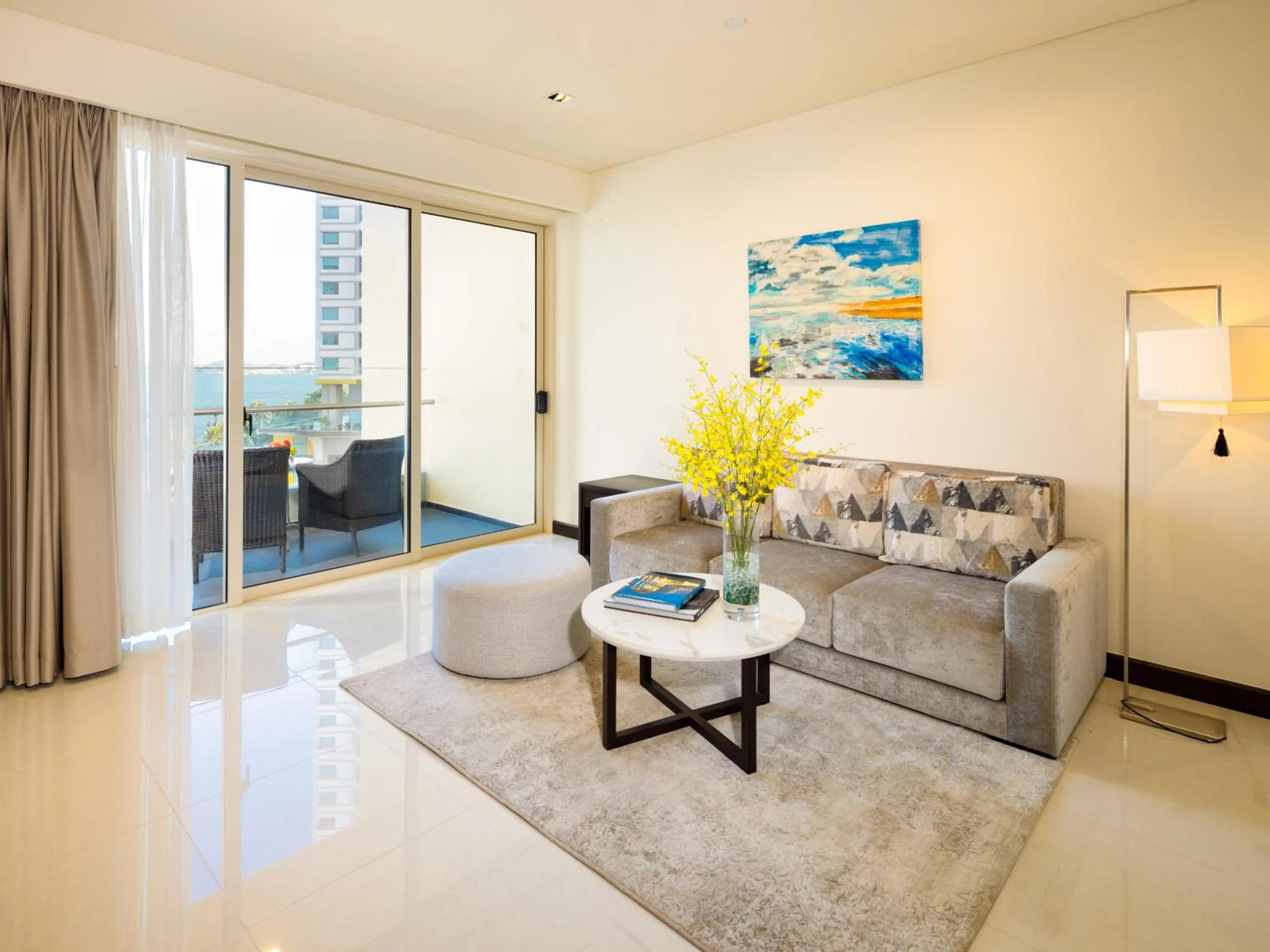 Living room in The Costa Nha Trang Residences