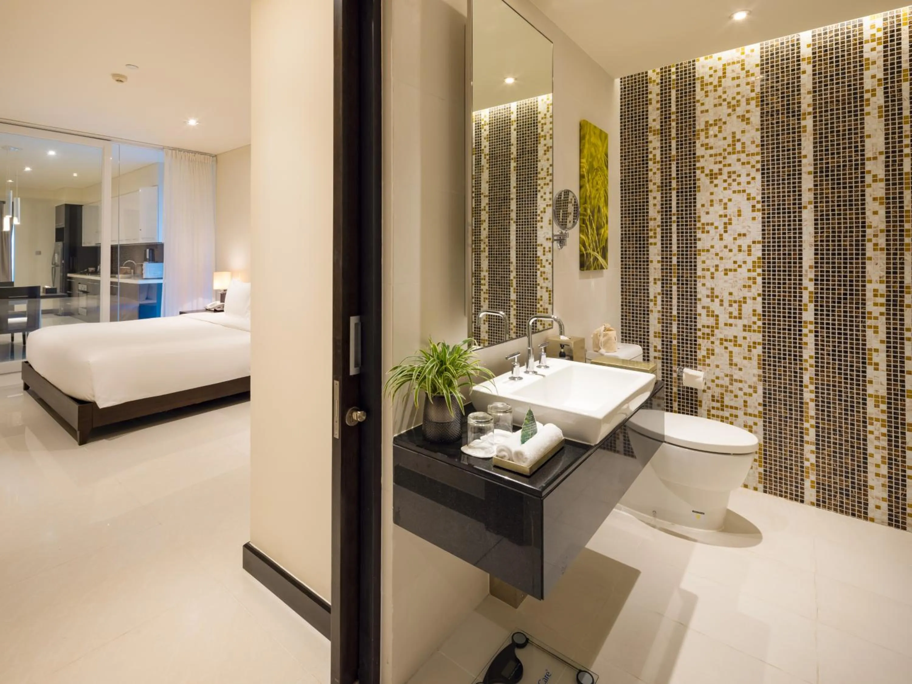 Toilet, Bed in The Costa Nha Trang Residences