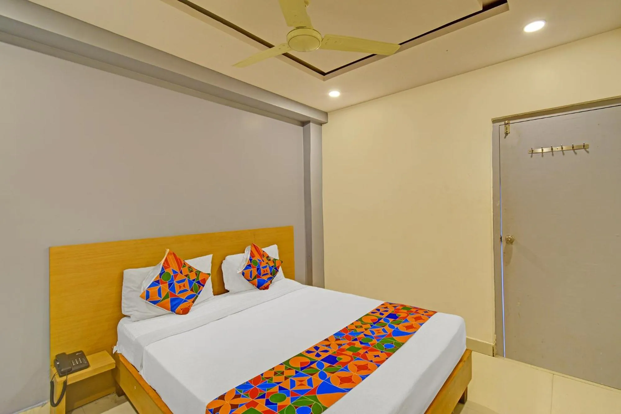 Bed in FabHotel White Ridge LB Nagar
