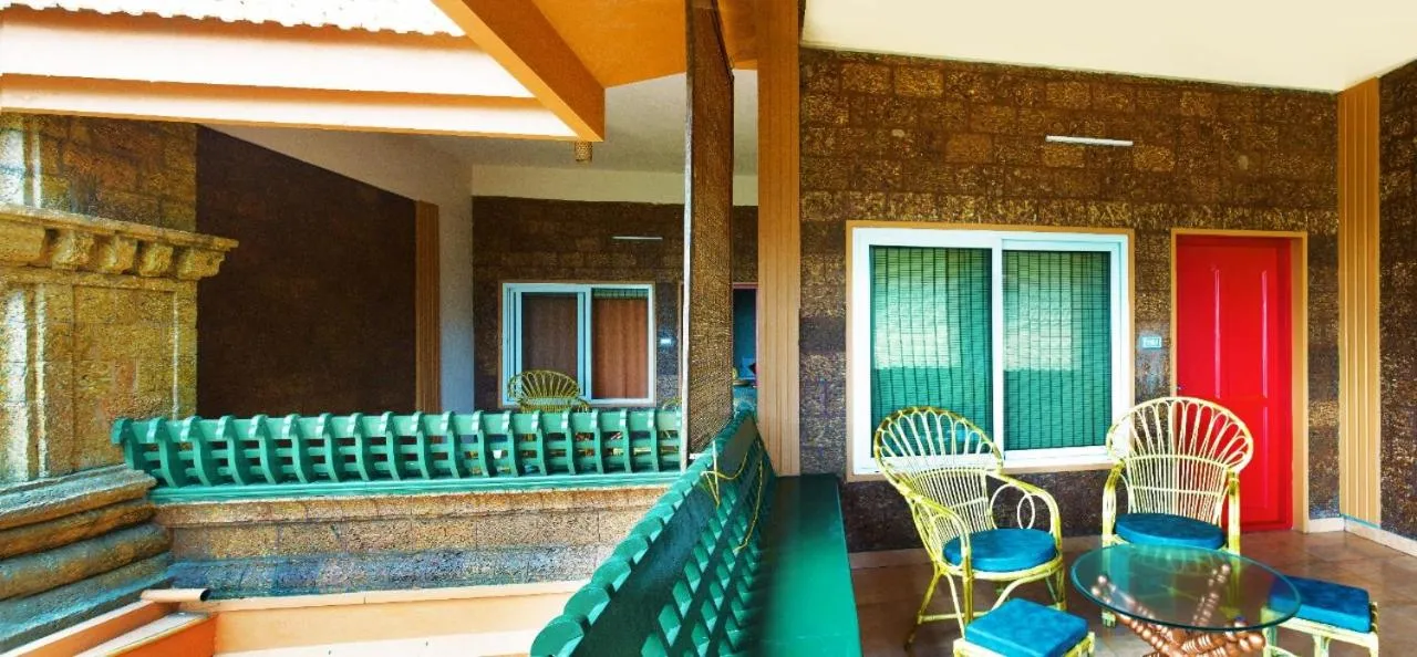 Seating area in Krishna Beach Resort